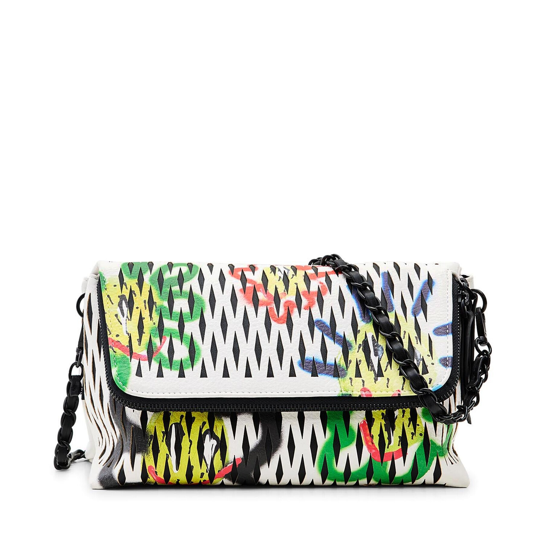 Desigual Дамска чанта 23SAXP73 Цветен - Pepit.bg