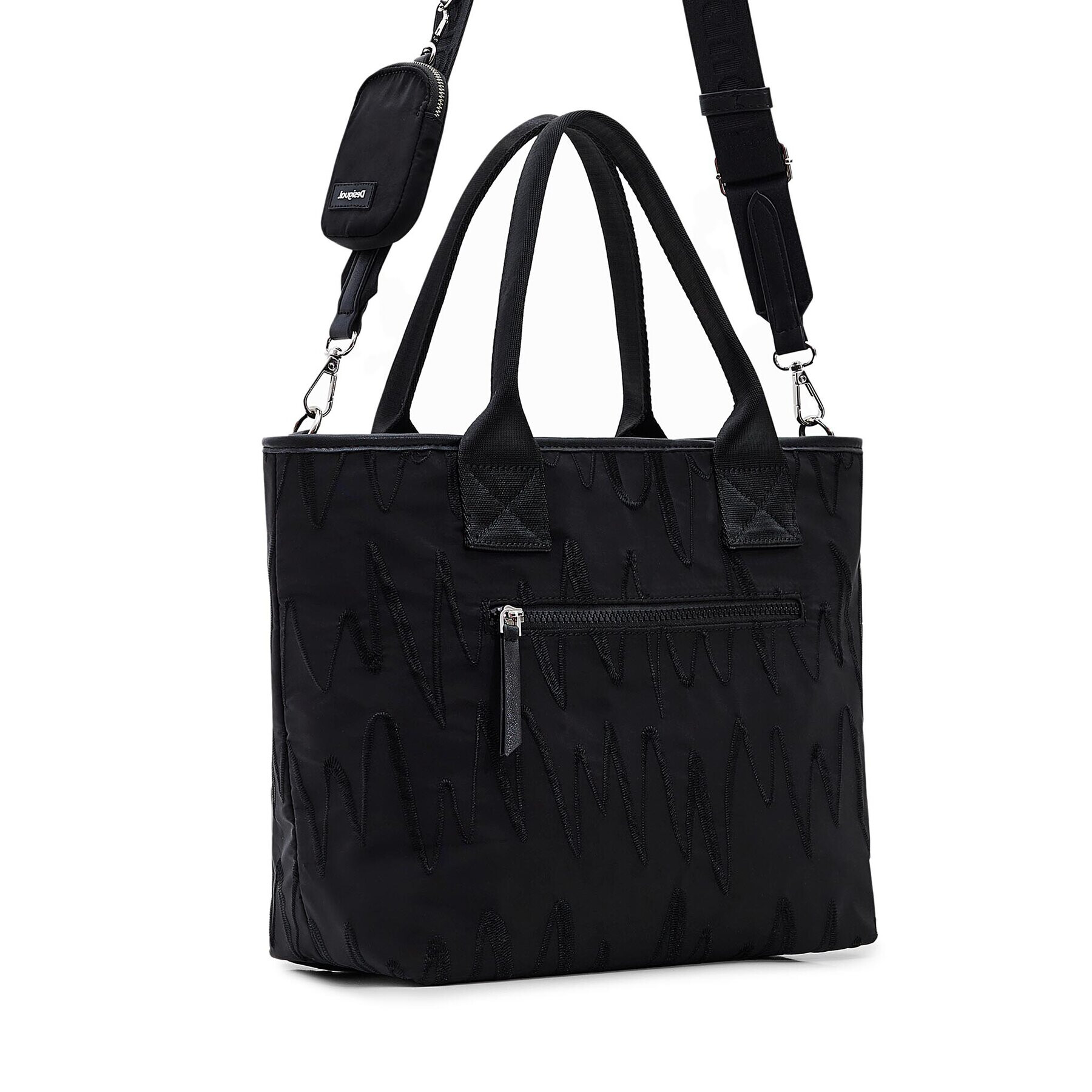 Desigual Дамска чанта 23SAXY24 Черен - Pepit.bg