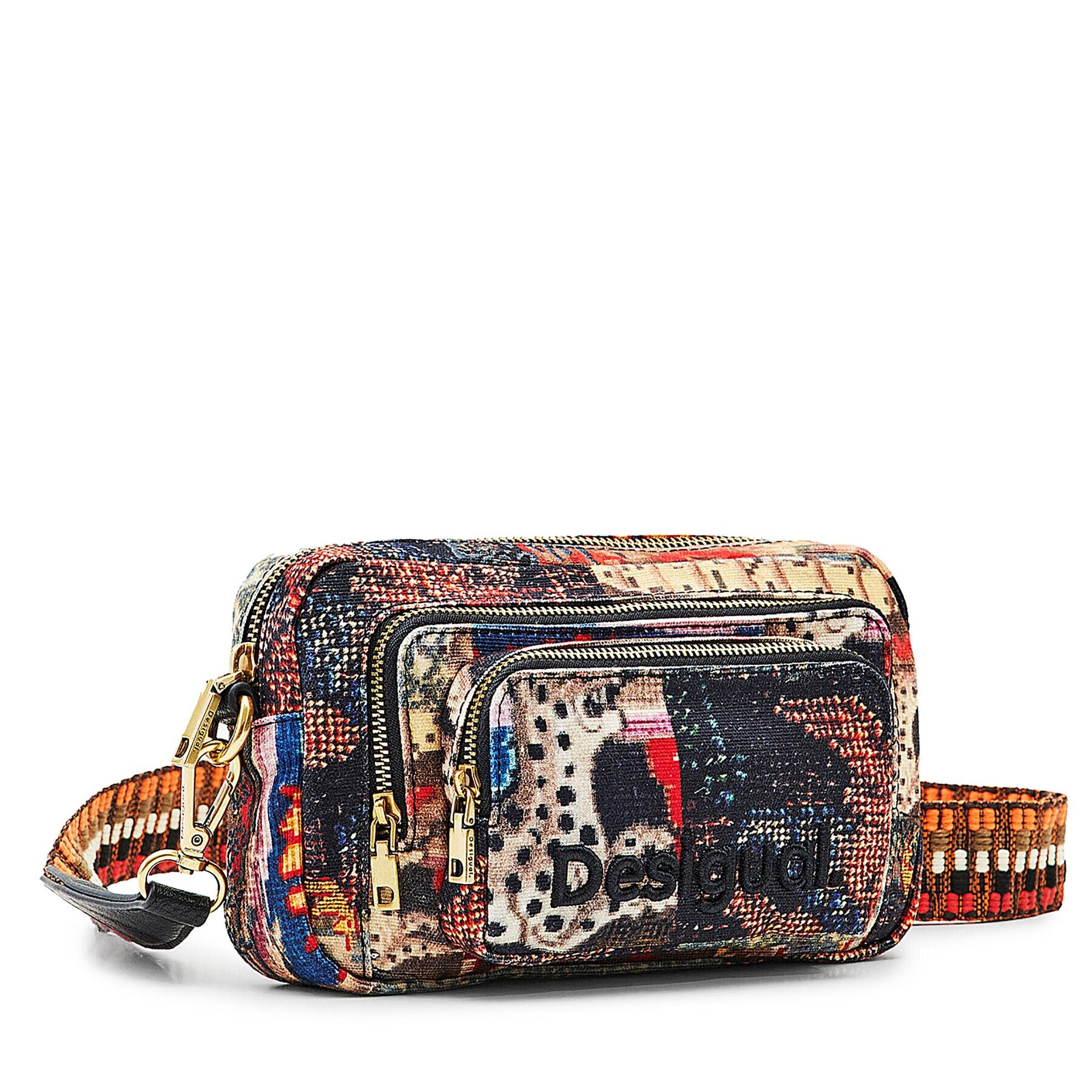 Desigual Дамска чанта 23WAXA36 Цветен - Pepit.bg