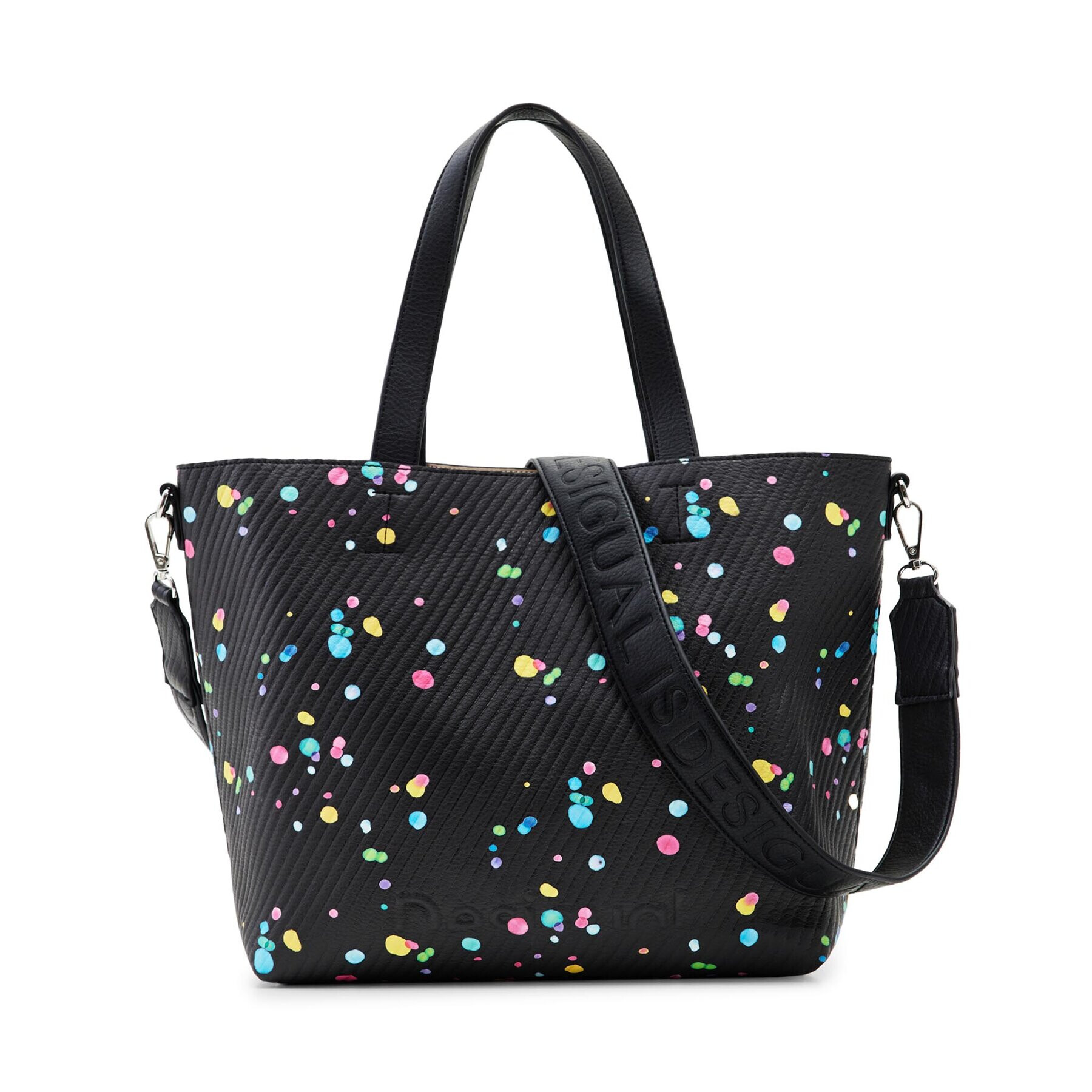 Desigual Дамска чанта 23WAXP51 Черен - Pepit.bg