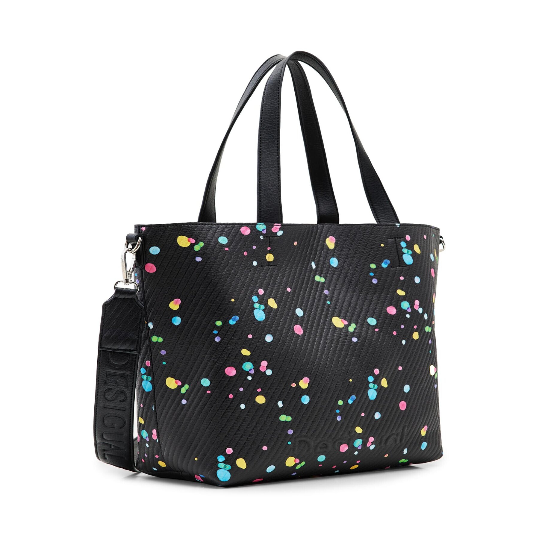 Desigual Дамска чанта 23WAXP51 Черен - Pepit.bg