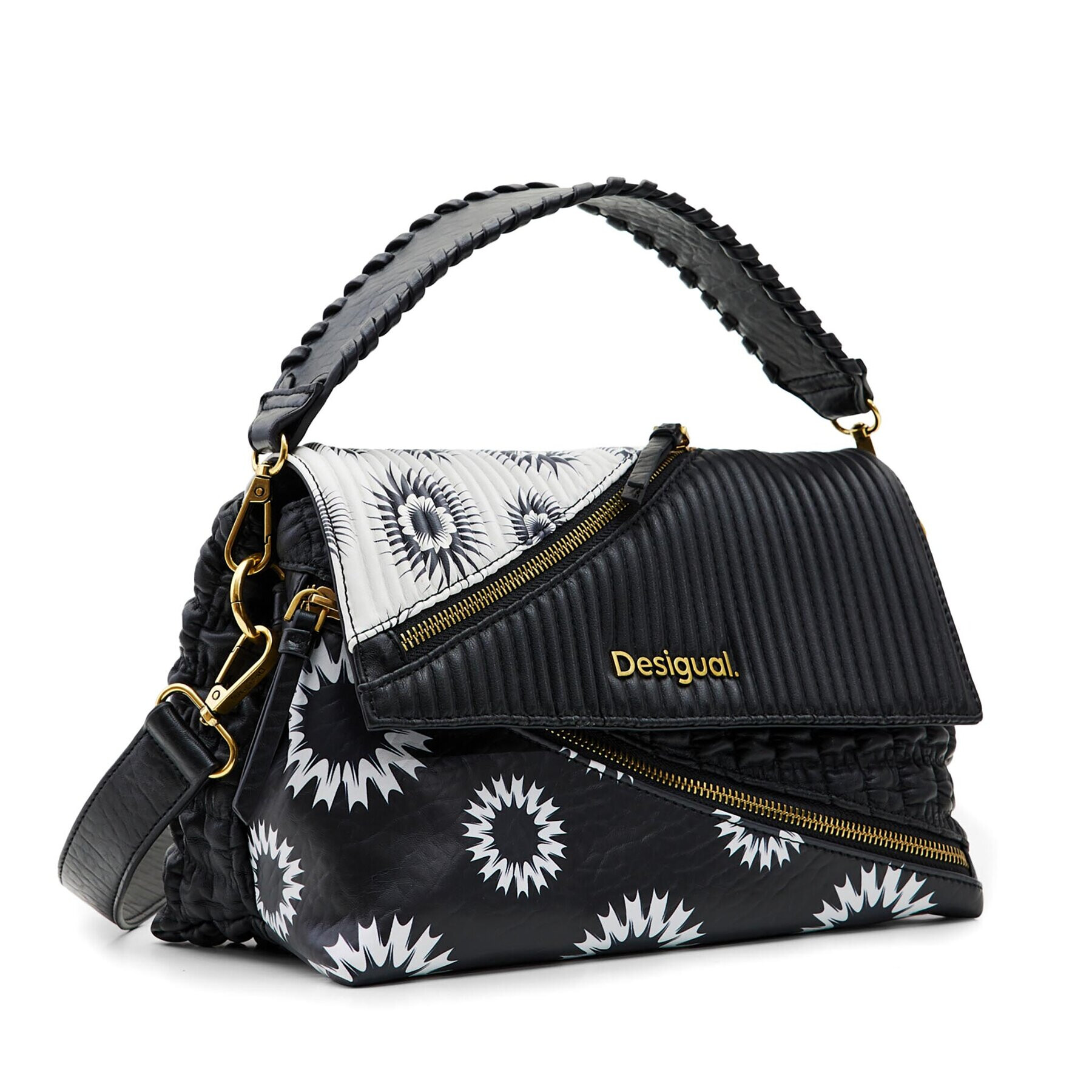 Desigual Дамска чанта 23WAXP76 Черен - Pepit.bg