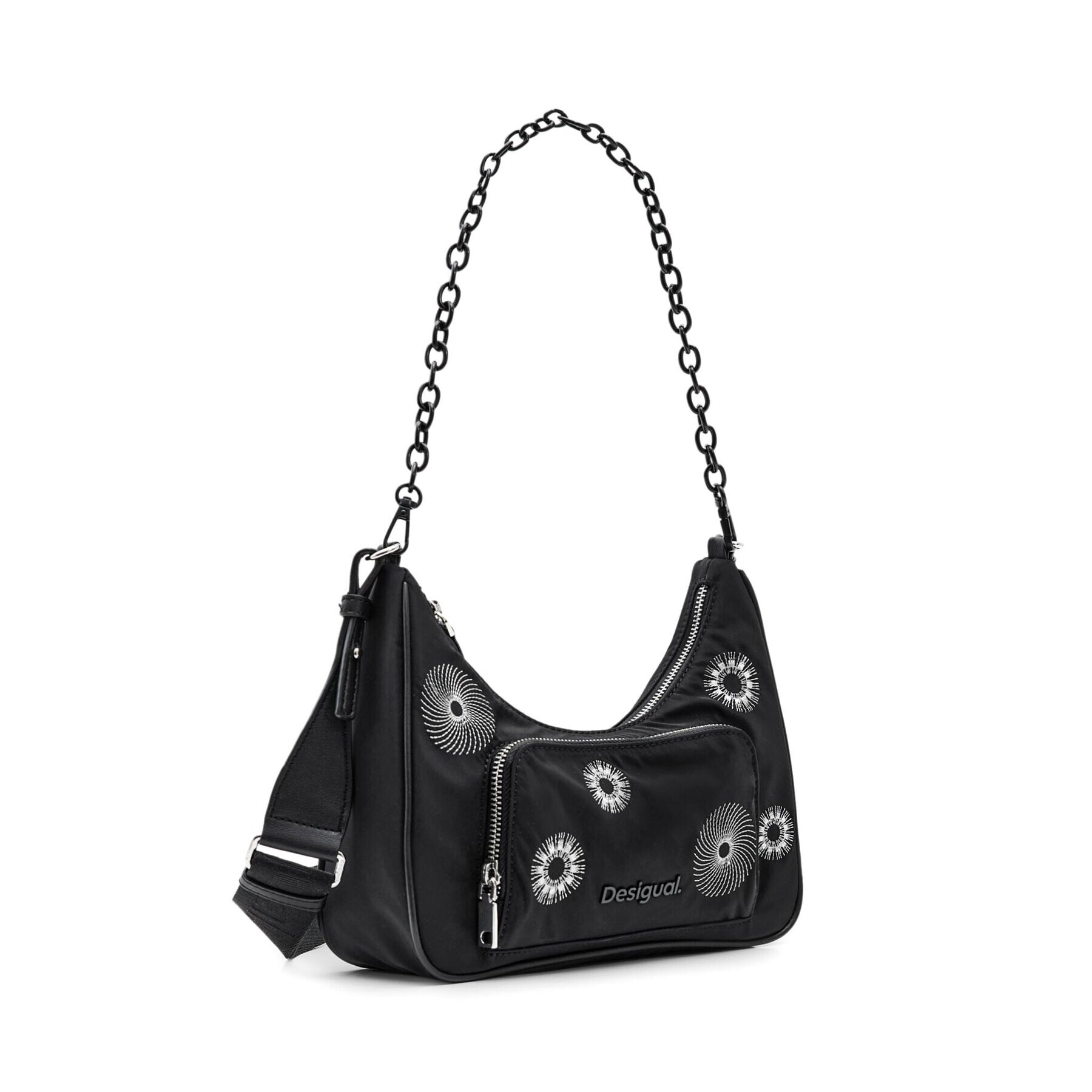 Desigual Дамска чанта 23WAXY08 Черен - Pepit.bg