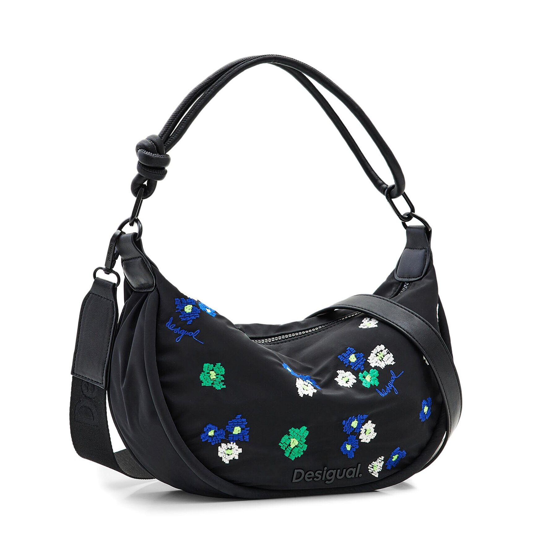 Desigual Дамска чанта 23WAXY15 Черен - Pepit.bg