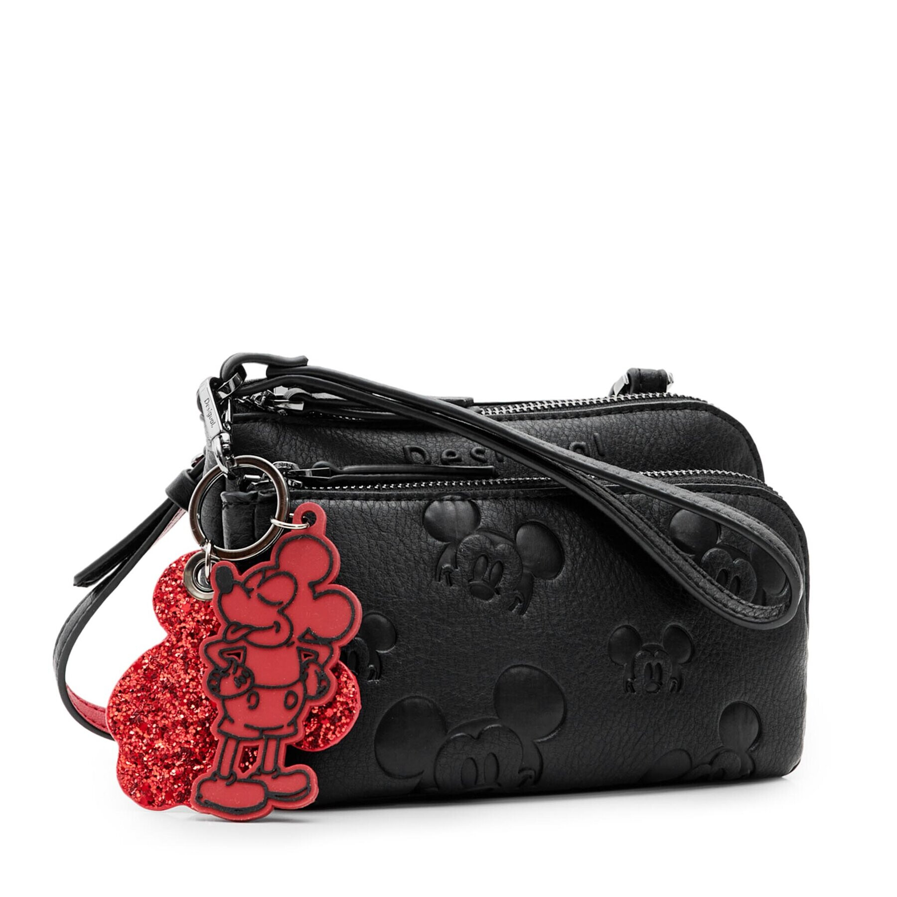 Desigual Дамска чанта 23WAYP01 Черен - Pepit.bg