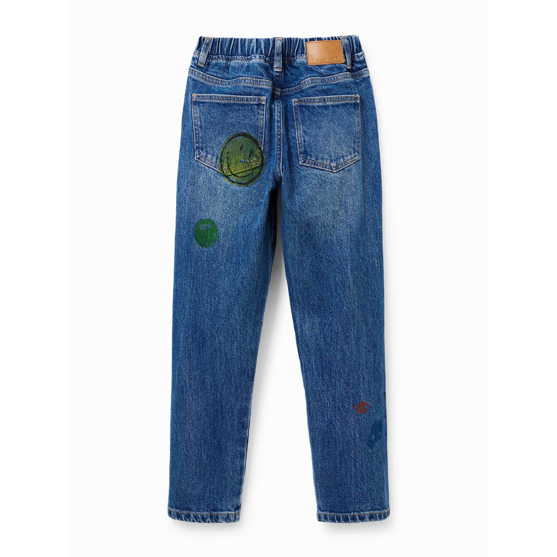 Desigual Дънки 23SBDD02 Син Regular Fit - Pepit.bg