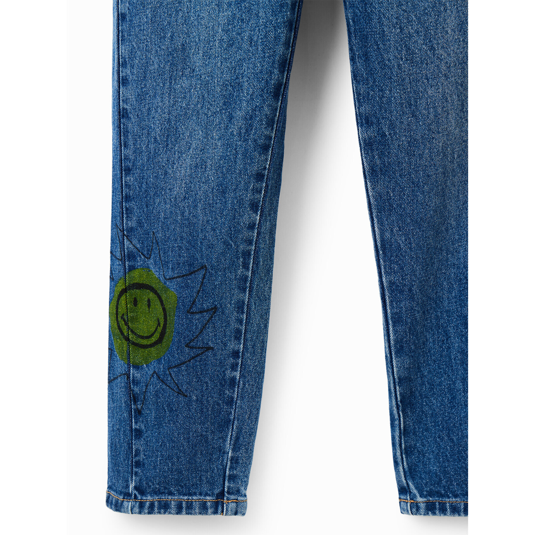 Desigual Дънки 23SBDD02 Син Regular Fit - Pepit.bg