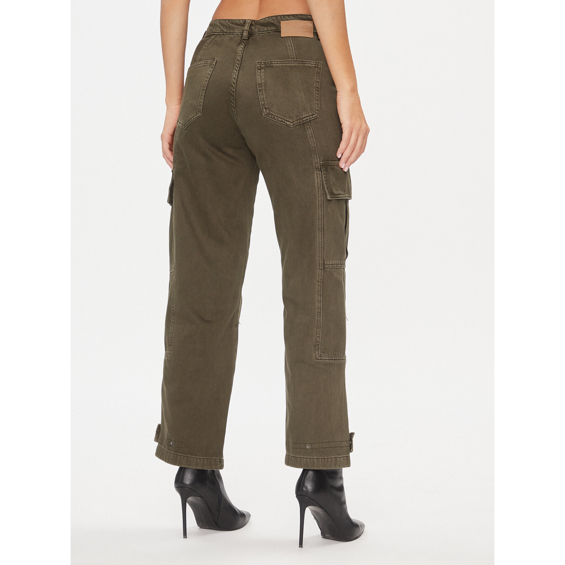Desigual Дънки 23WWDD40 Зелен Cargo Fit - Pepit.bg