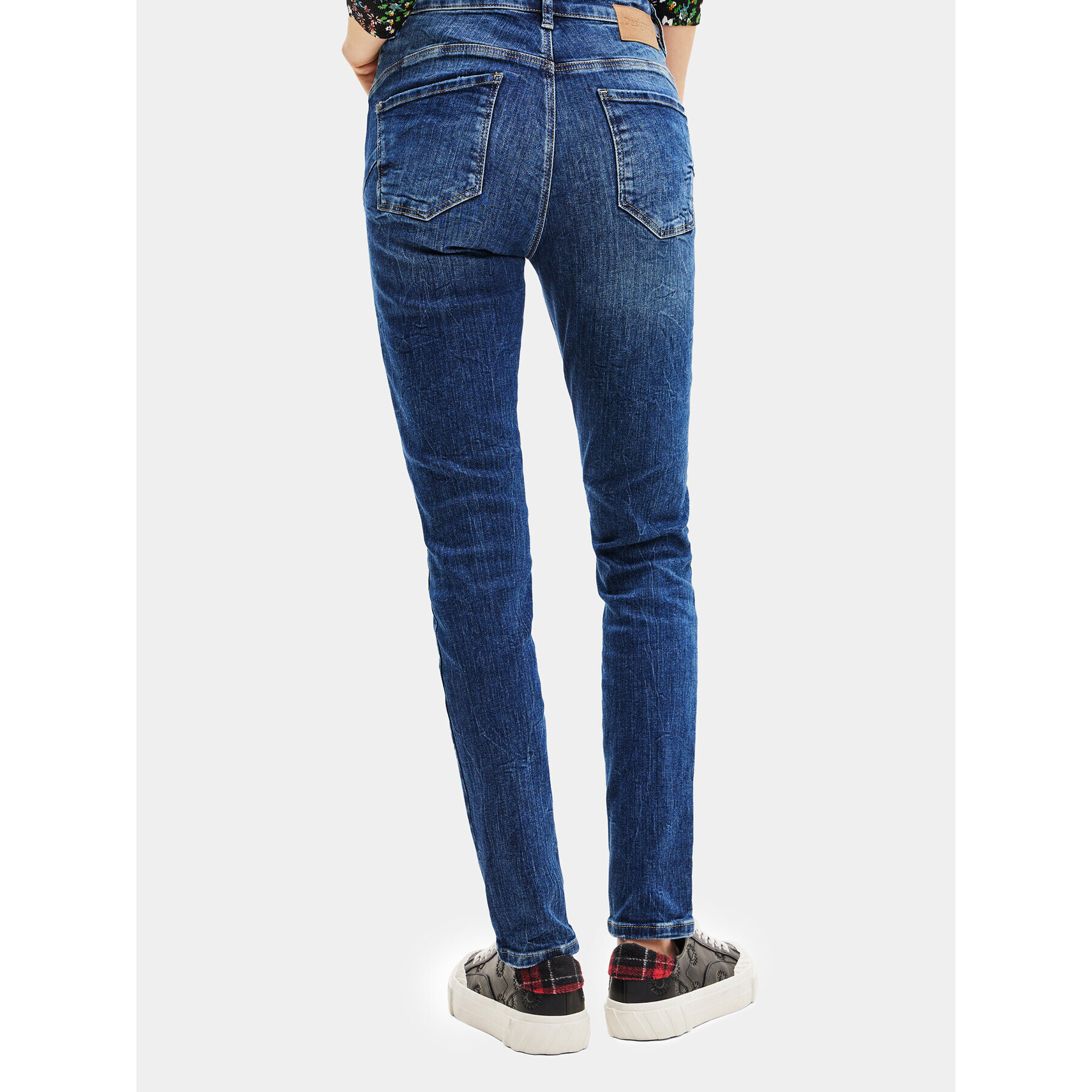 Desigual Дънки 23WWDD90 Син Skinny Fit - Pepit.bg