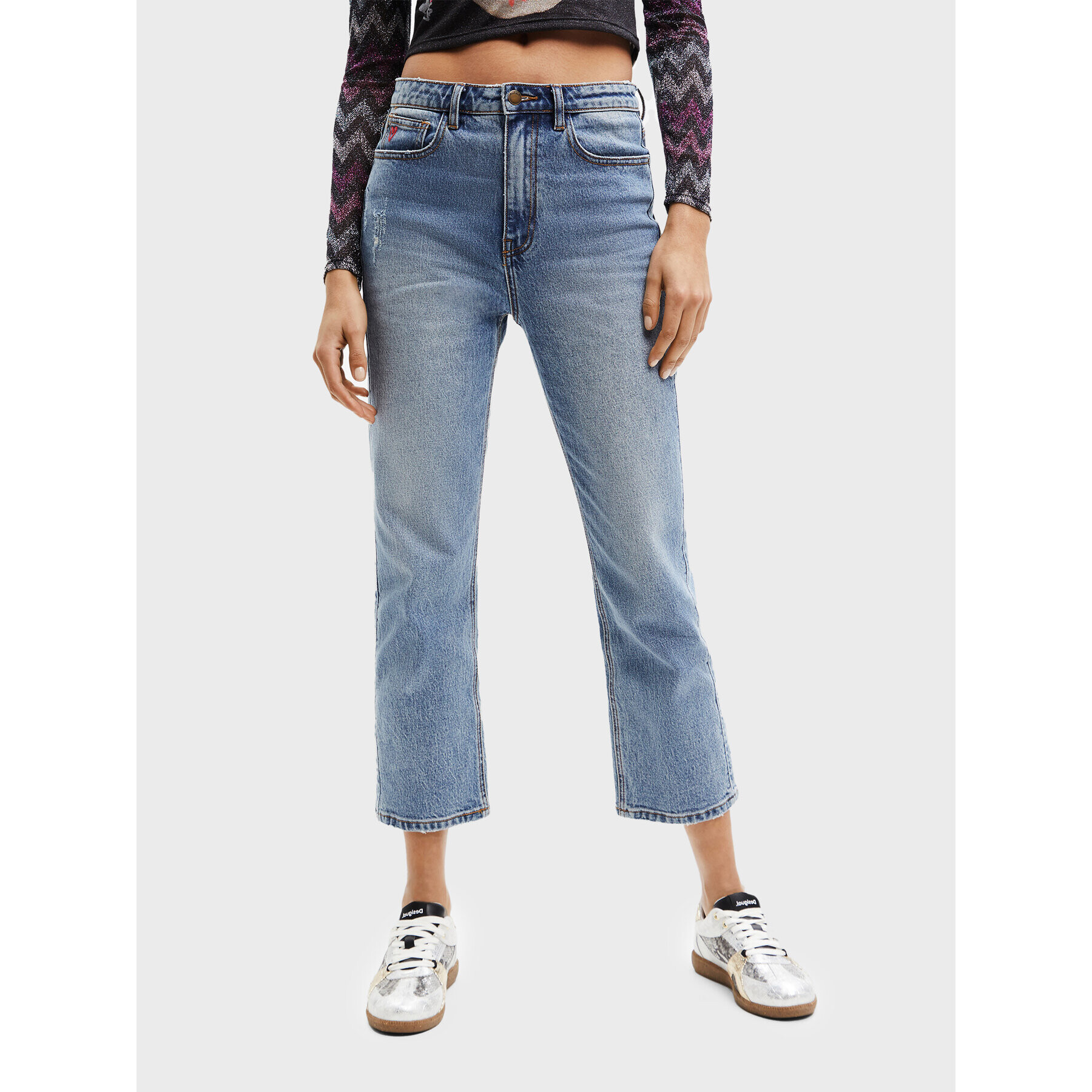 Desigual Дънки Kerell 22WWDD26 Син Regular Fit - Pepit.bg