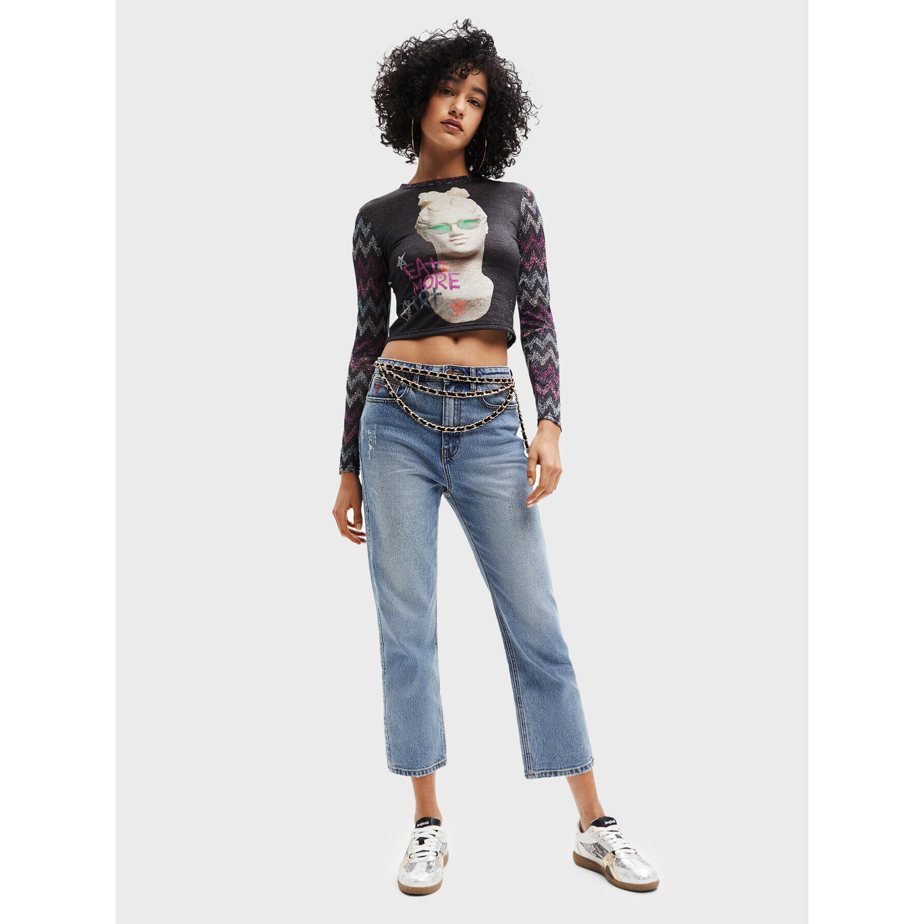 Desigual Дънки Kerell 22WWDD26 Син Regular Fit - Pepit.bg