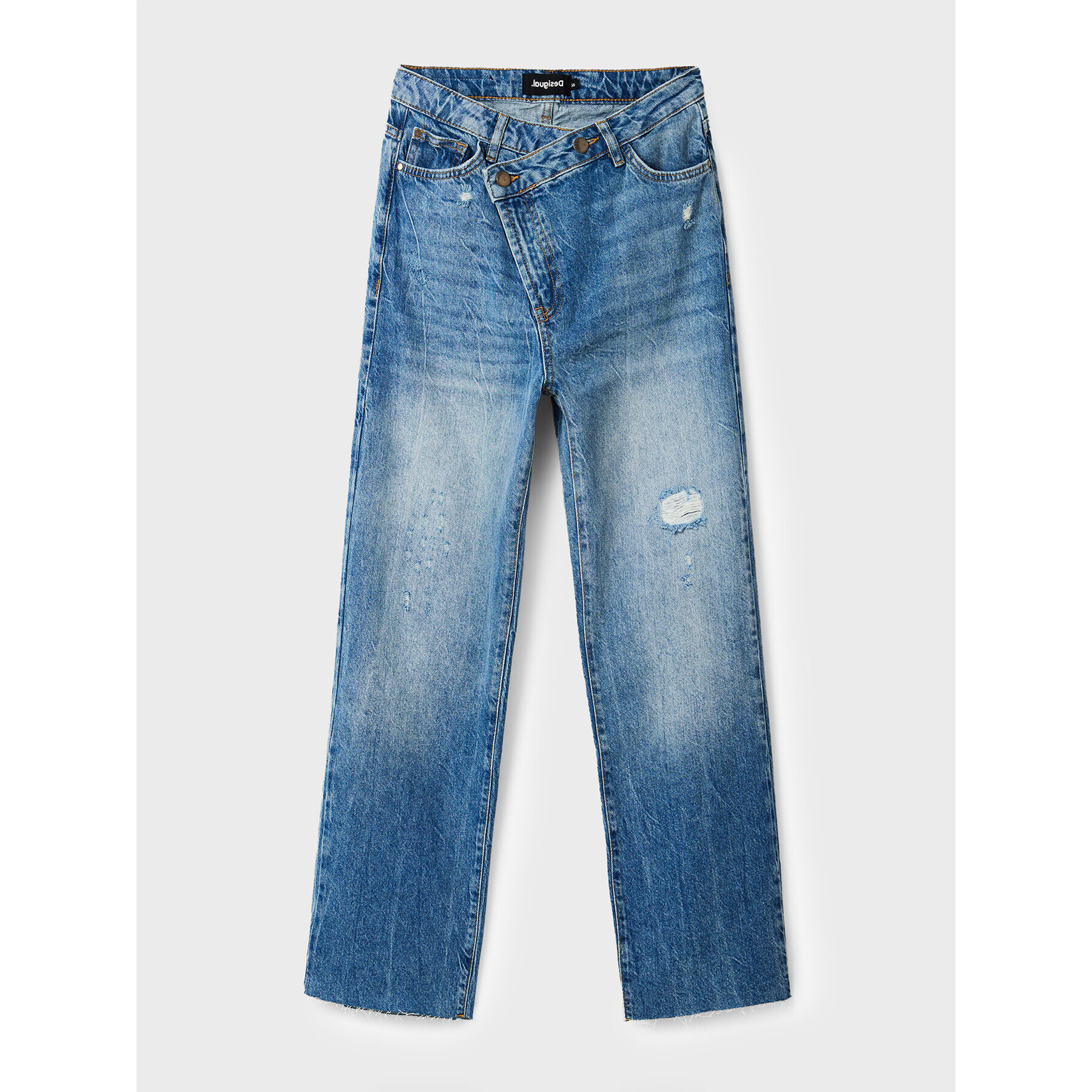 Desigual Дънки Levadura 22WWDD02 Син Boyfriend Fit - Pepit.bg