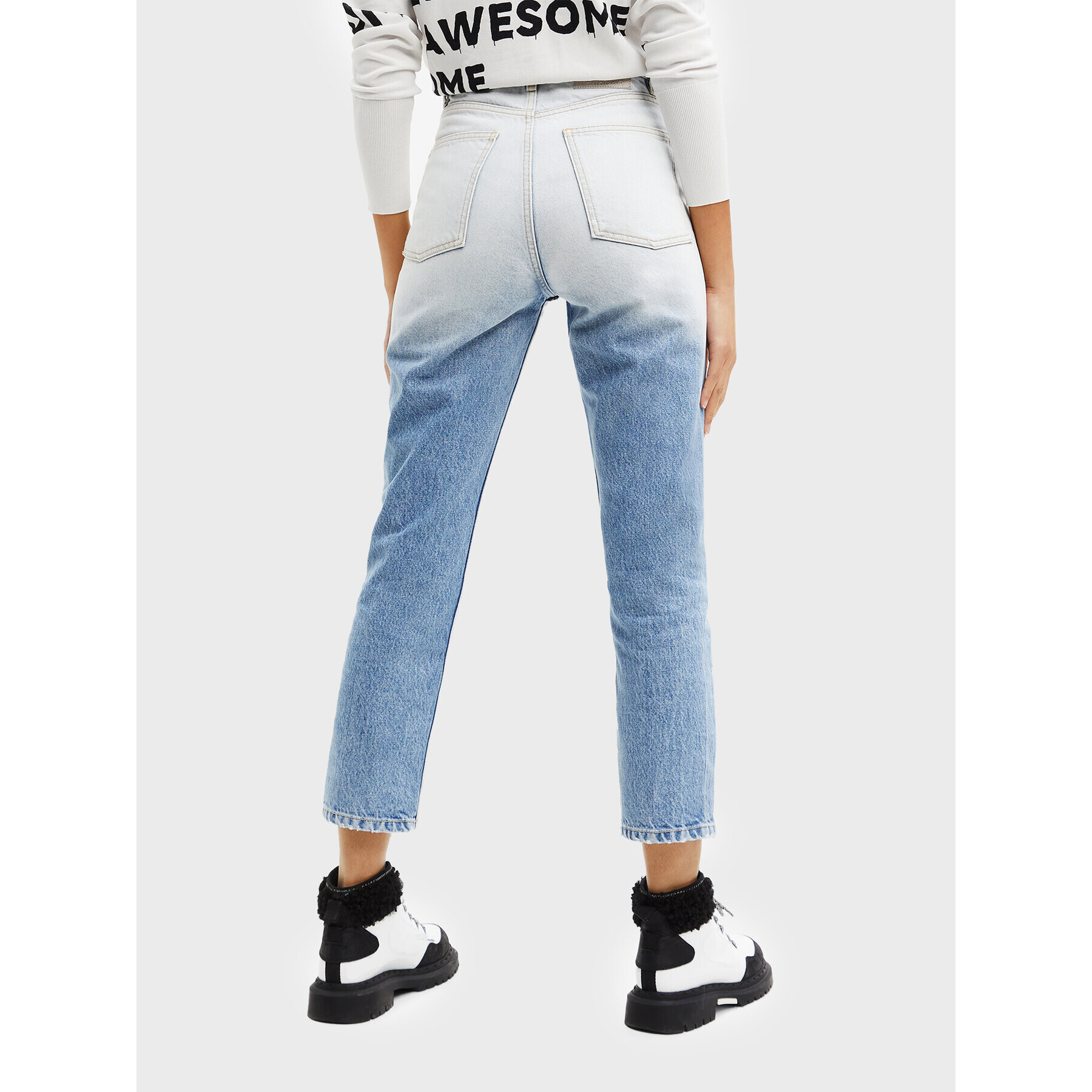 Desigual Дънки Res 22WWDD49 Син Straight Fit - Pepit.bg