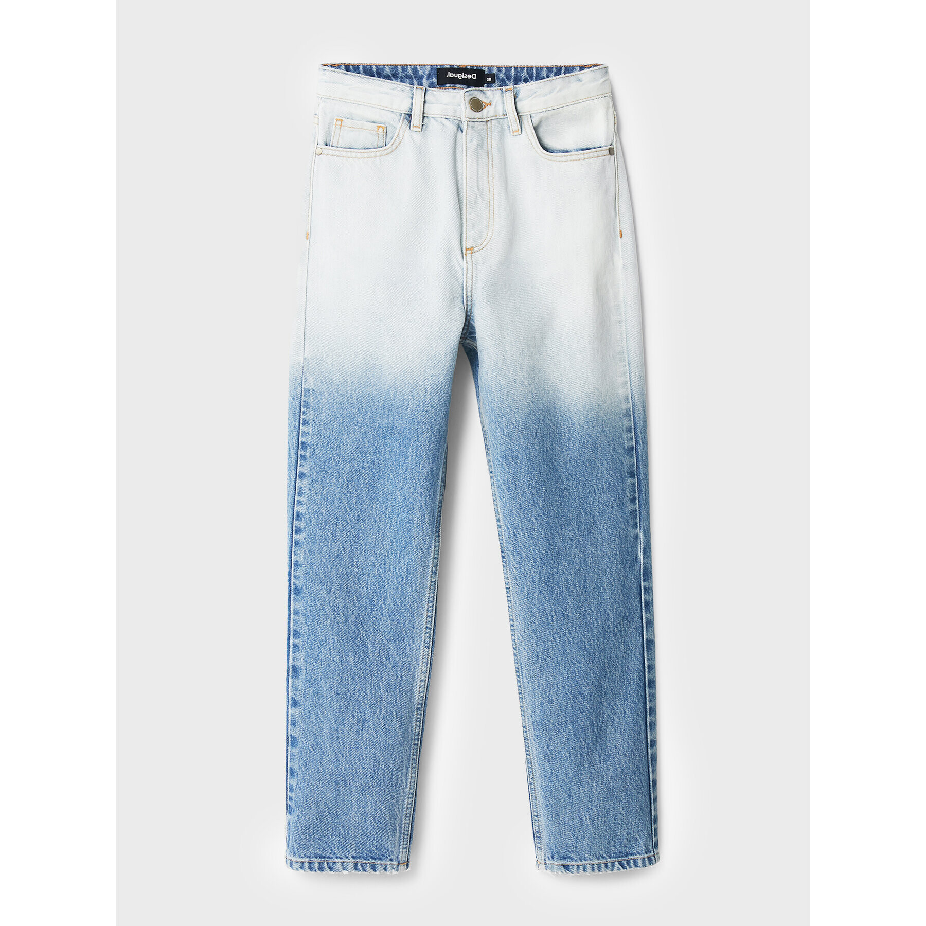Desigual Дънки Res 22WWDD49 Син Straight Fit - Pepit.bg