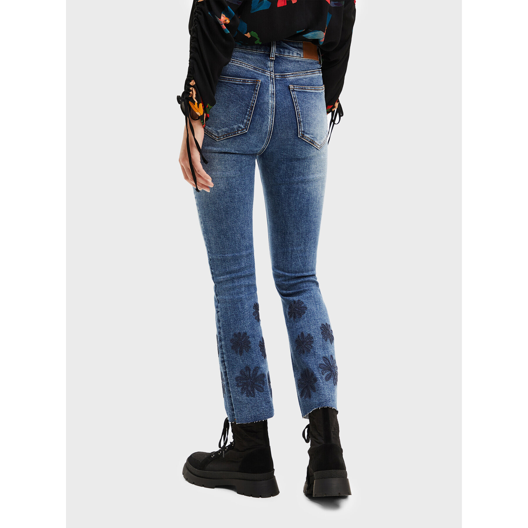 Desigual Дънки Unicorn 22WWDD51 Син Flare Fit - Pepit.bg