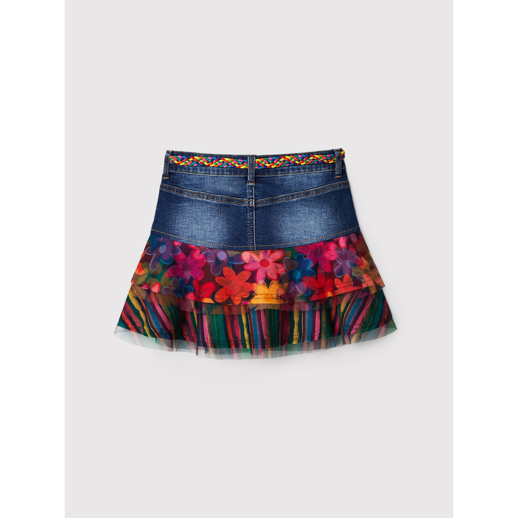 Desigual Дънкова пола Tiburon 22WGFD03 Син Regular Fit - Pepit.bg