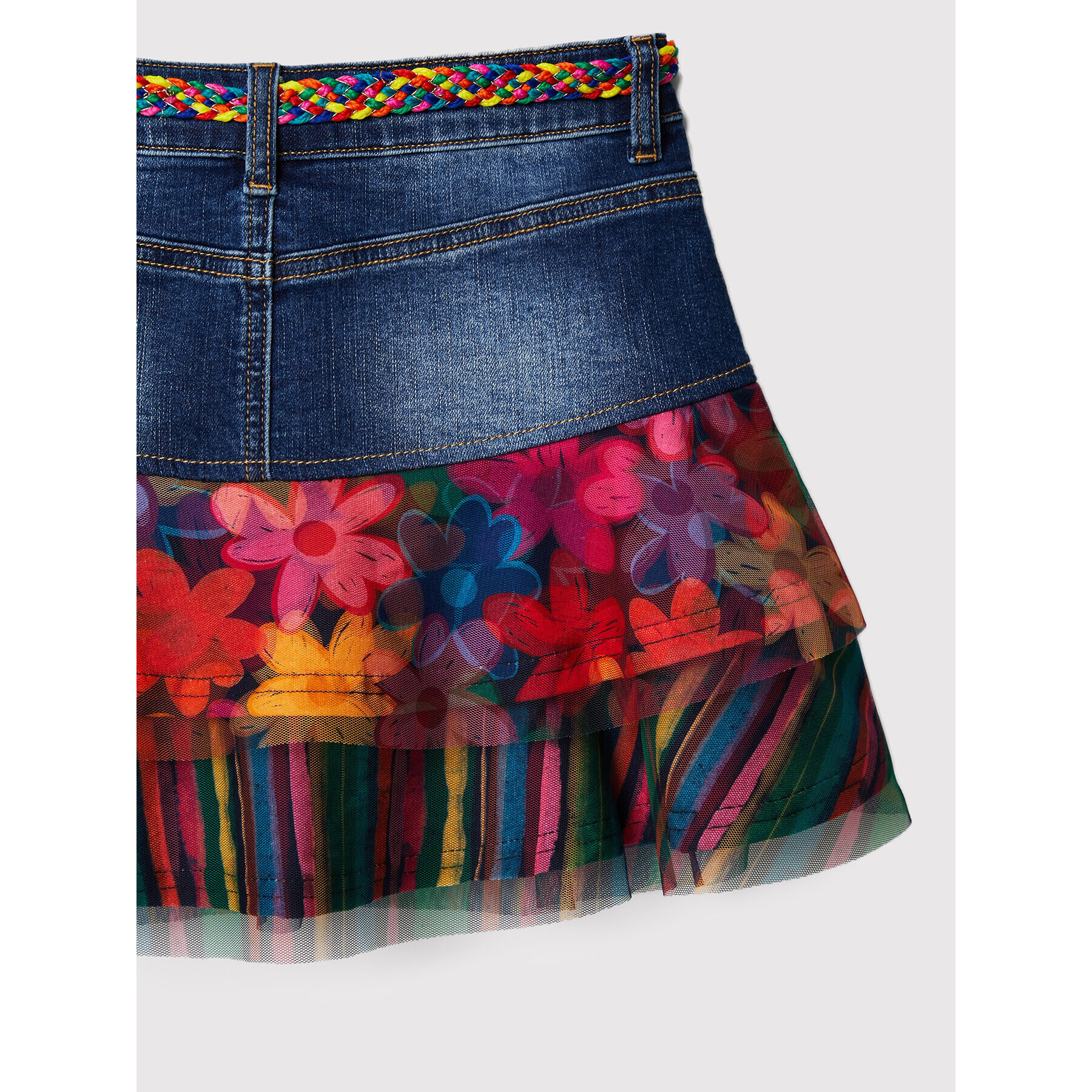 Desigual Дънкова пола Tiburon 22WGFD03 Син Regular Fit - Pepit.bg