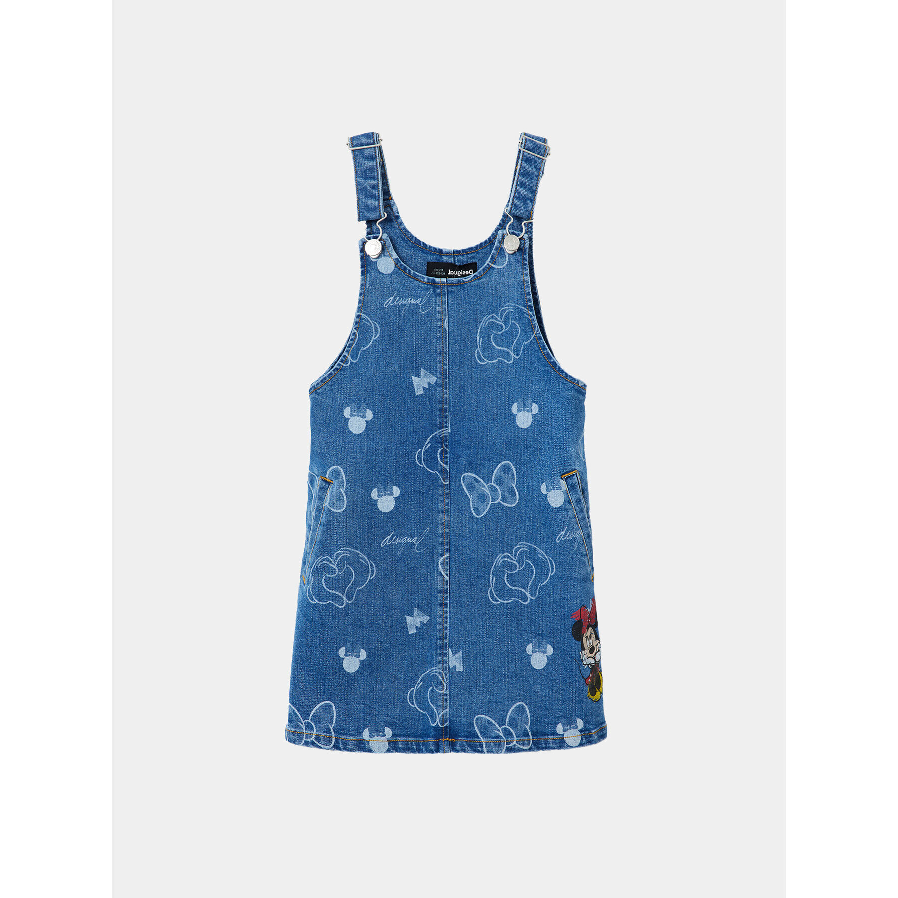 Desigual Дънкова рокля 23WGVD01 Син Regular Fit - Pepit.bg