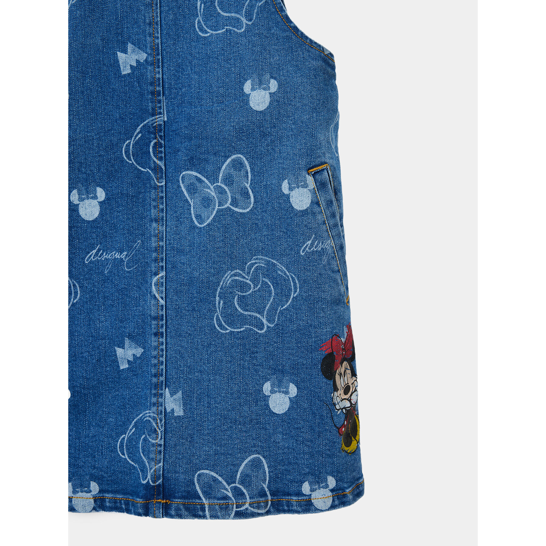Desigual Дънкова рокля 23WGVD01 Син Regular Fit - Pepit.bg