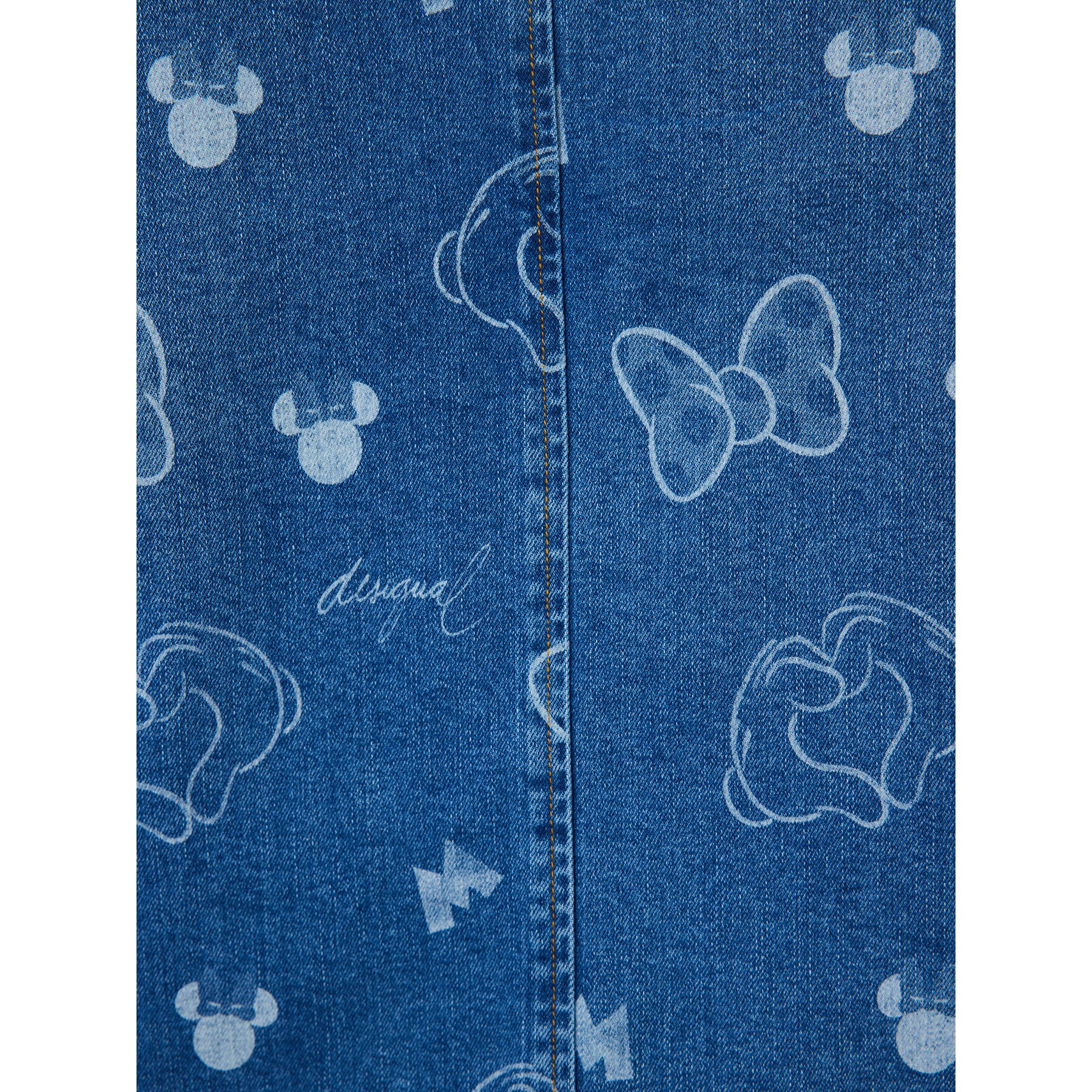 Desigual Дънкова рокля 23WGVD01 Син Regular Fit - Pepit.bg