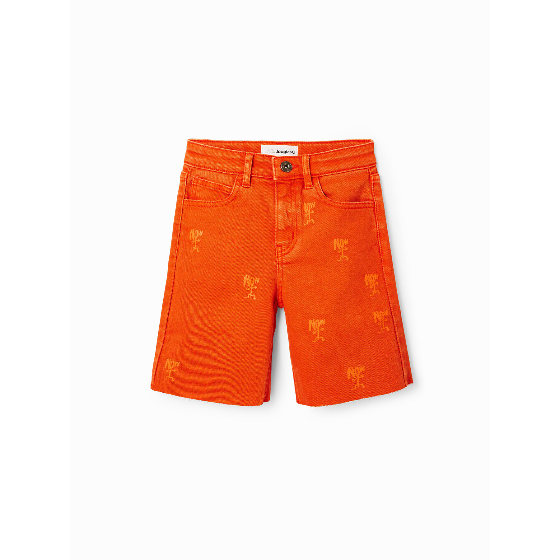 Desigual Дънкови шорти 23SBDD01 Кафяв Regular Fit - Pepit.bg