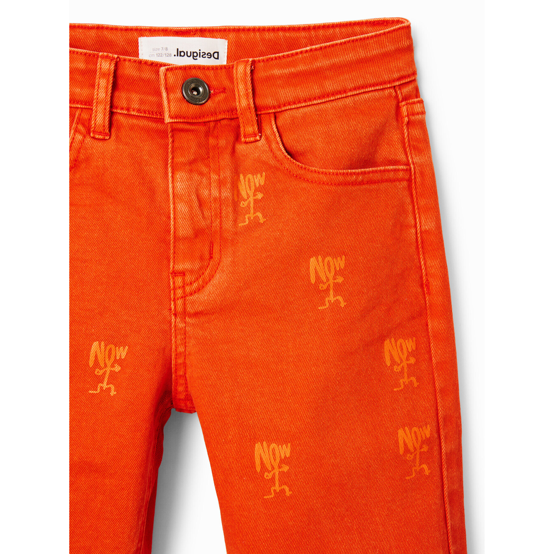 Desigual Дънкови шорти 23SBDD01 Кафяв Regular Fit - Pepit.bg