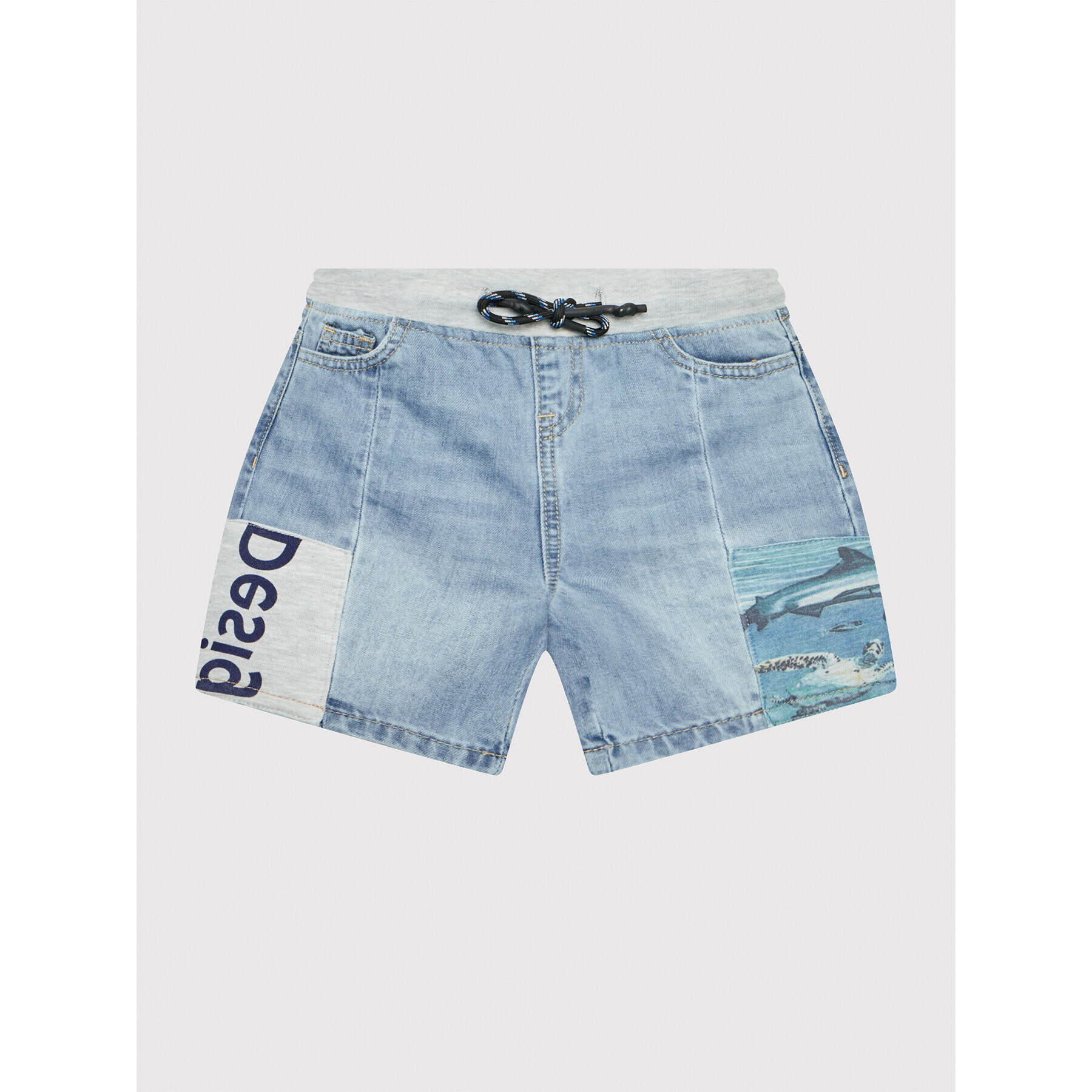 Desigual Дънкови шорти Abeto 22SBDD04 Син Regular Fit - Pepit.bg