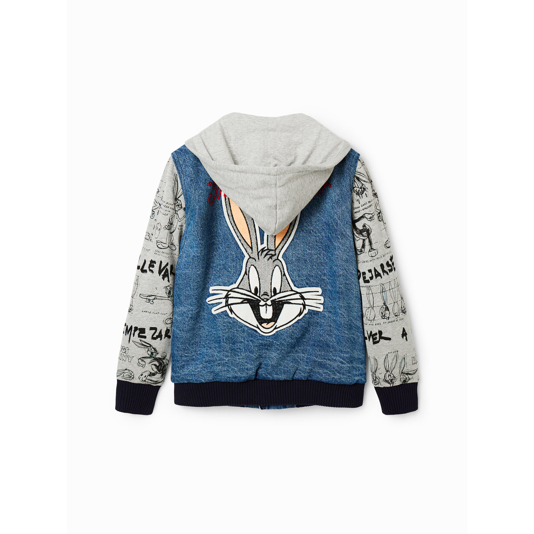 Desigual Дънково яке 23SBED01 Тъмносин Oversize - Pepit.bg