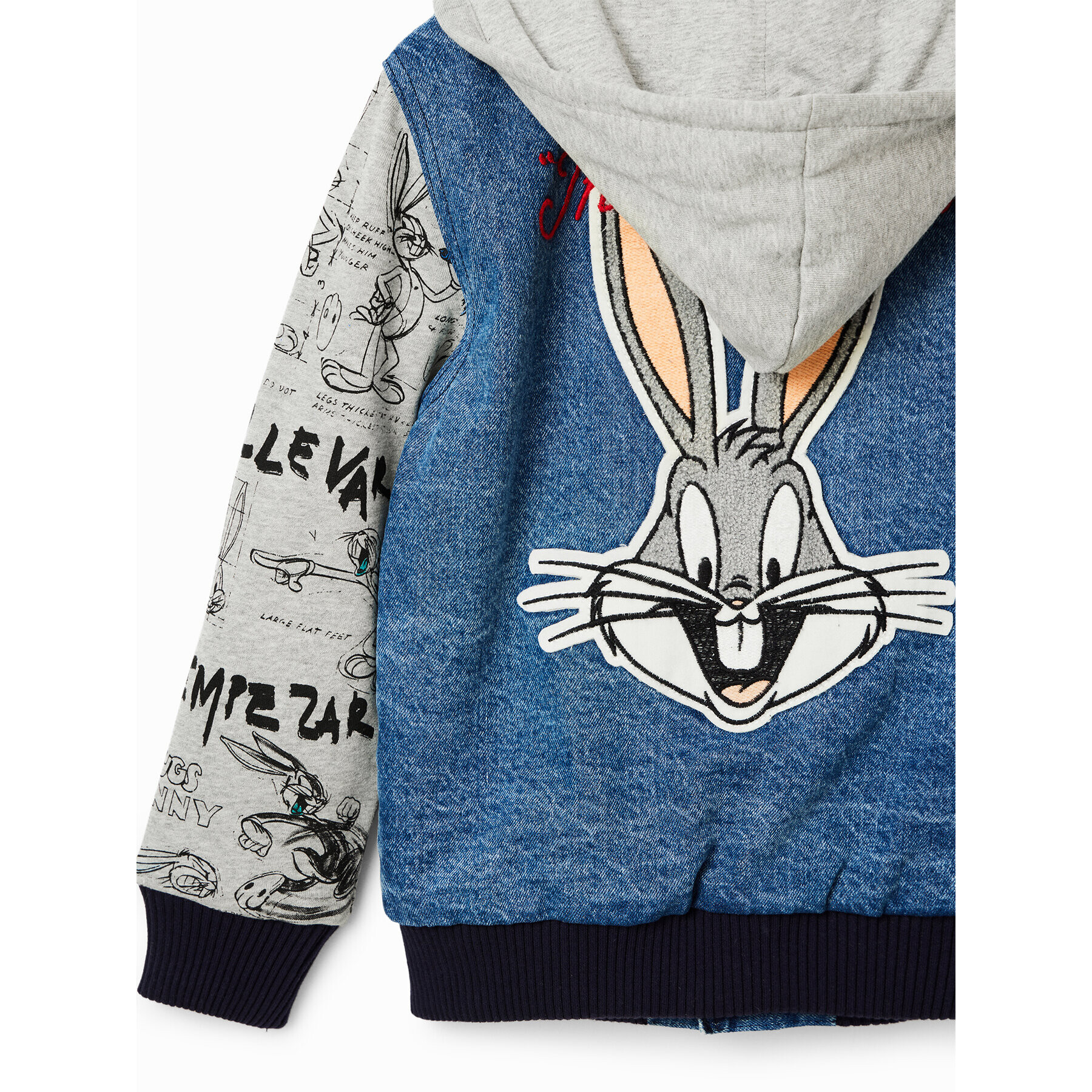 Desigual Дънково яке 23SBED01 Тъмносин Oversize - Pepit.bg