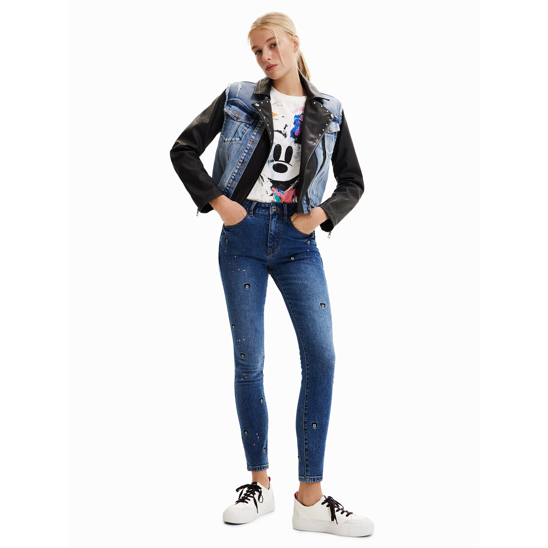 Desigual Дънково яке 23SWED49 Син Regular Fit - Pepit.bg