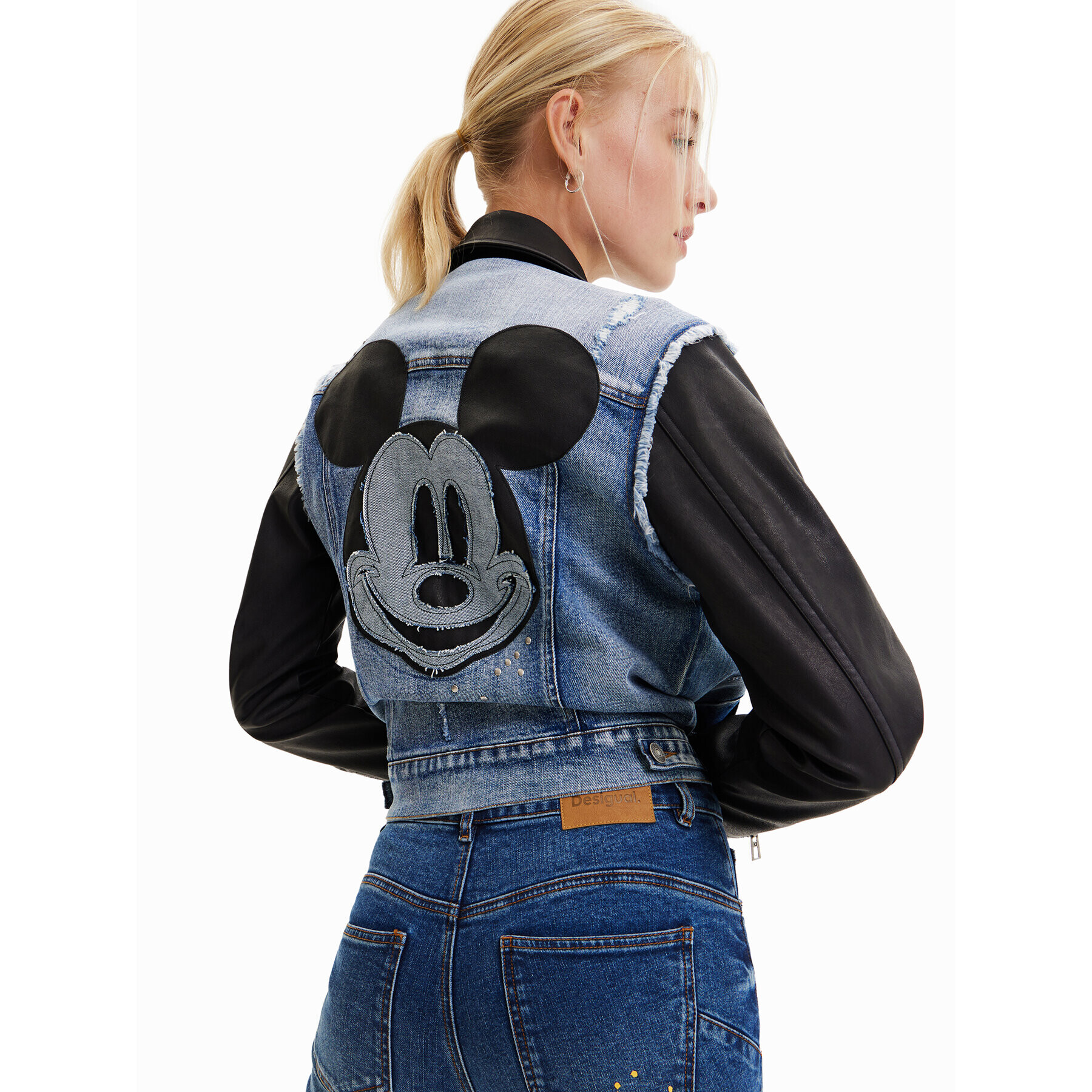 Desigual Дънково яке 23SWED49 Син Regular Fit - Pepit.bg