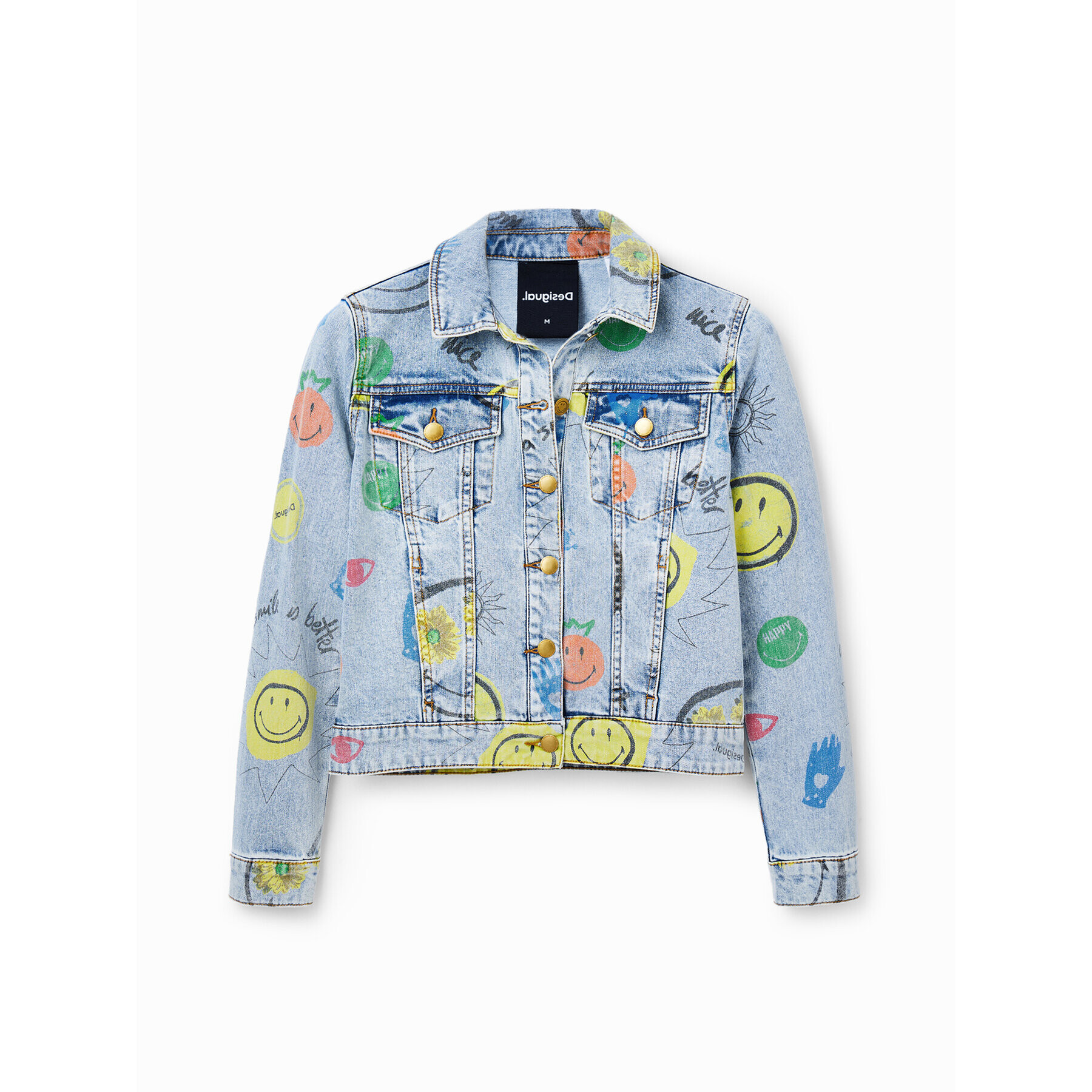 Desigual Дънково яке 23SWED54 Син Oversize - Pepit.bg