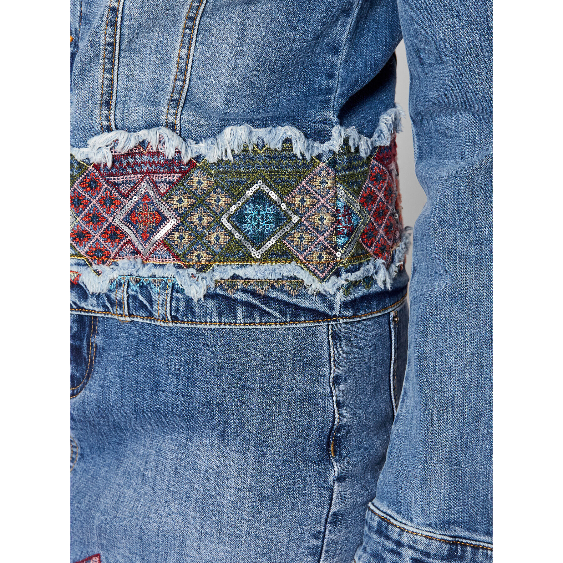 Desigual Дънково яке Bakersfield 22SWED07 Син Regular Fit - Pepit.bg