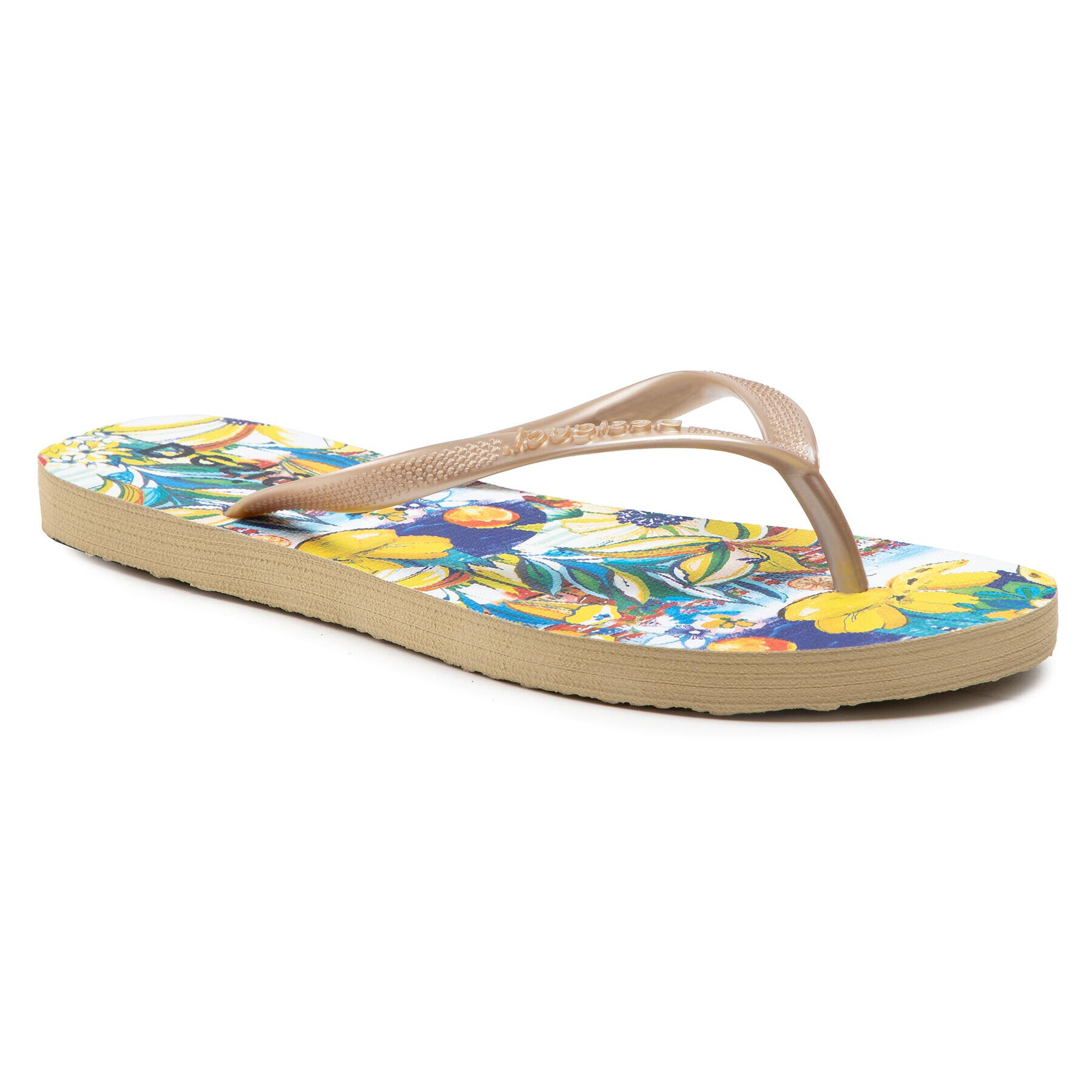 Desigual Джапанки Tropicuban 21SSHP09 Бежов - Pepit.bg