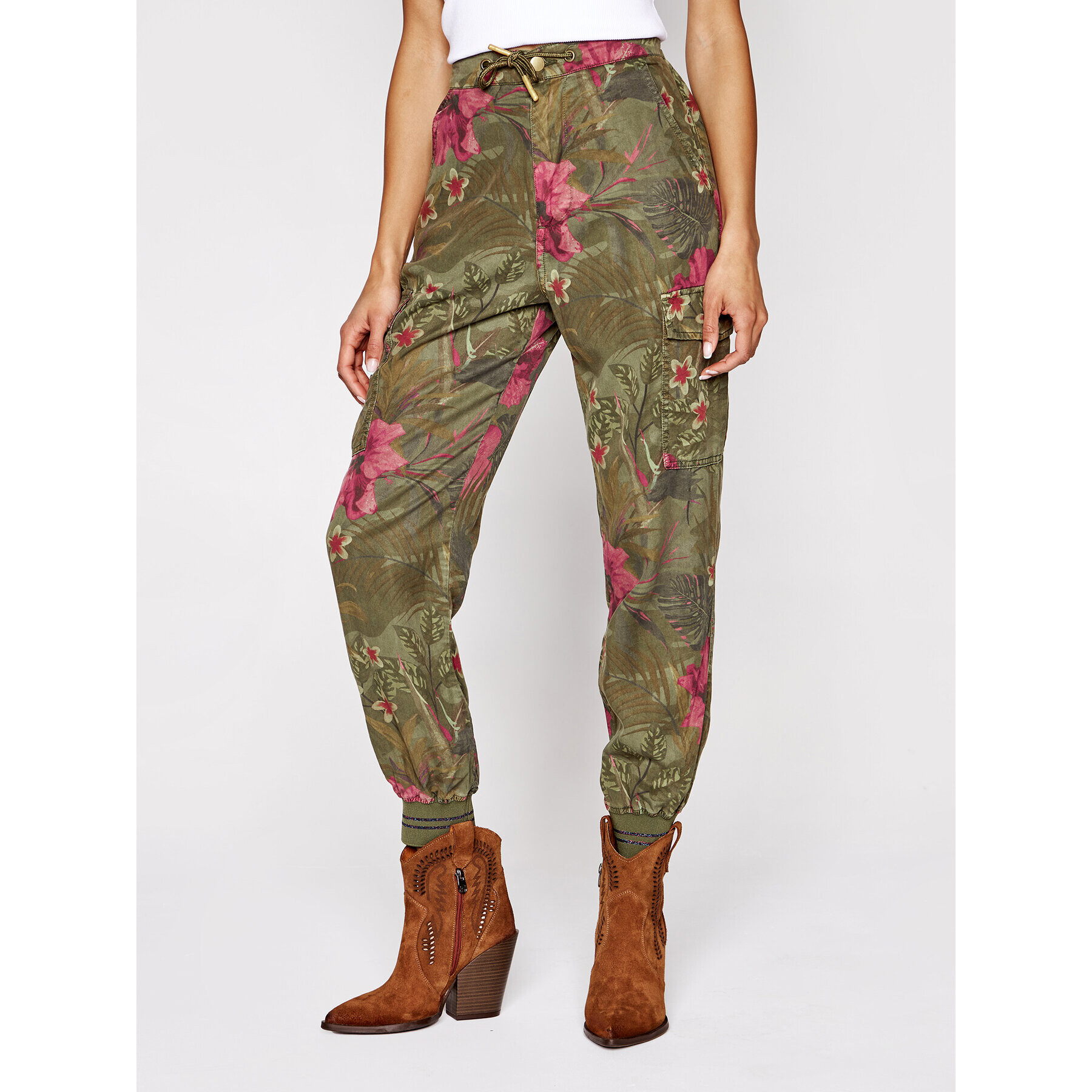 Desigual Джогъри Blibay 21SWPN13 Зелен Regular Fit - Pepit.bg