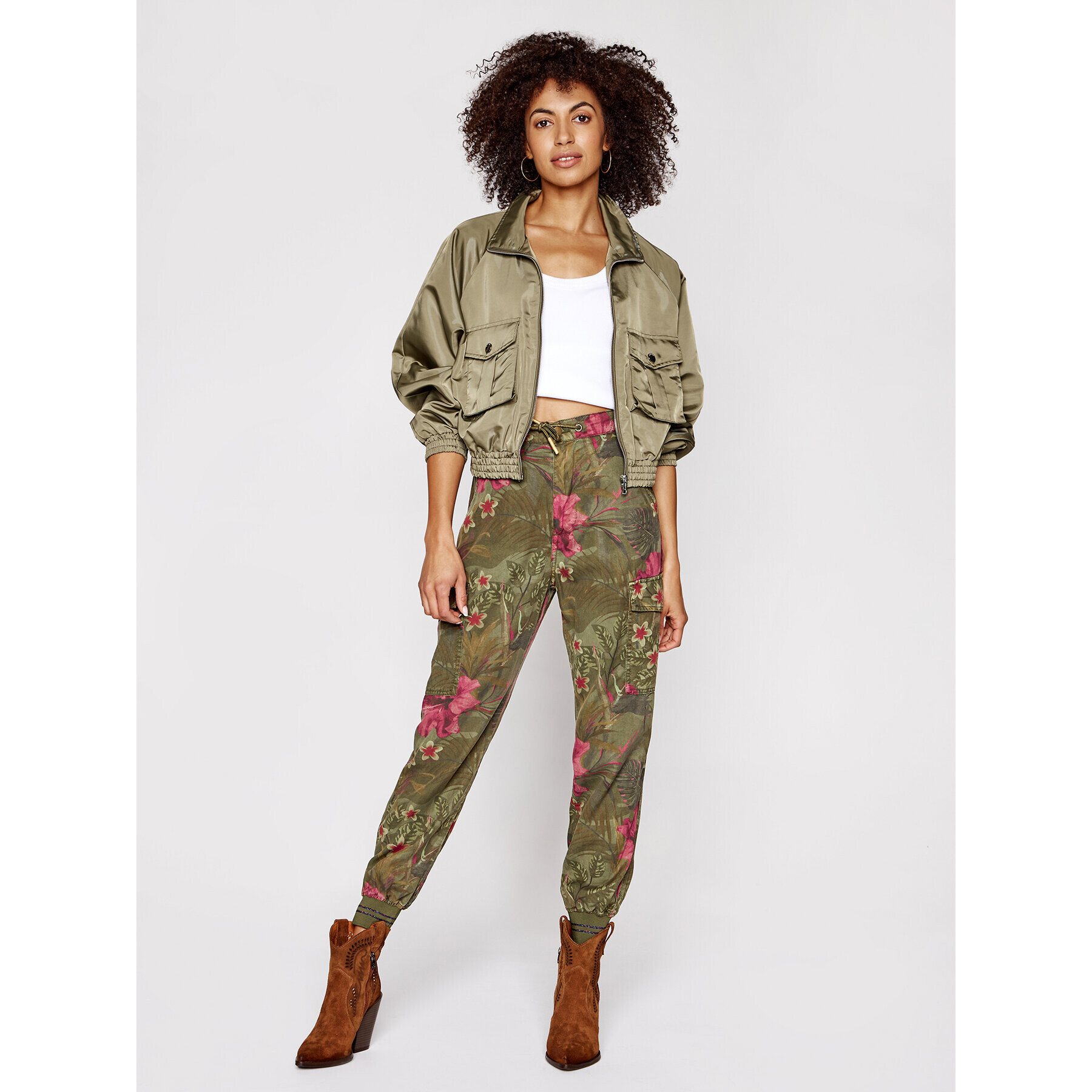 Desigual Джогъри Blibay 21SWPN13 Зелен Regular Fit - Pepit.bg