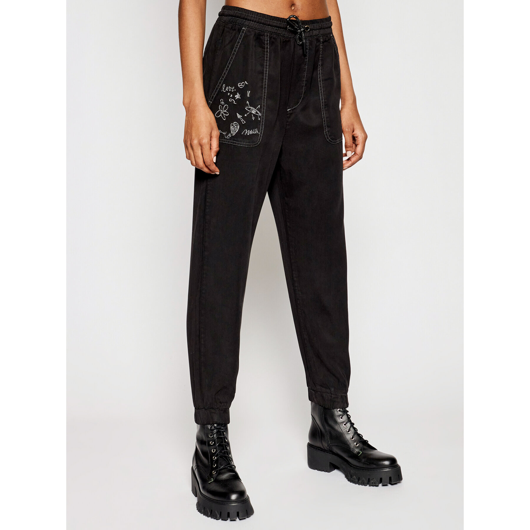 Desigual Джогъри Sonja 21SWDD51 Черен Regular Fit - Pepit.bg