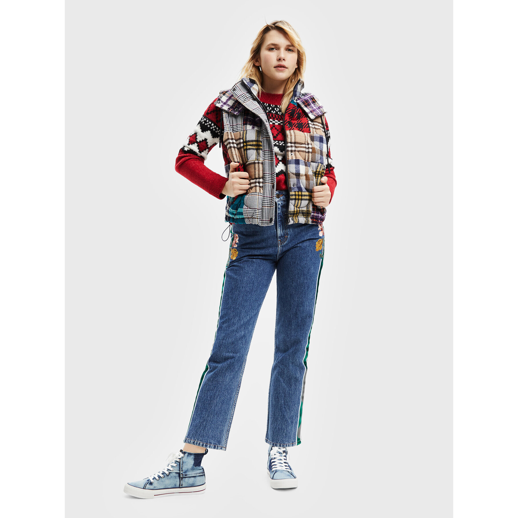 Desigual Елек Copenhague 22WWEW22 Цветен Regular Fit - Pepit.bg