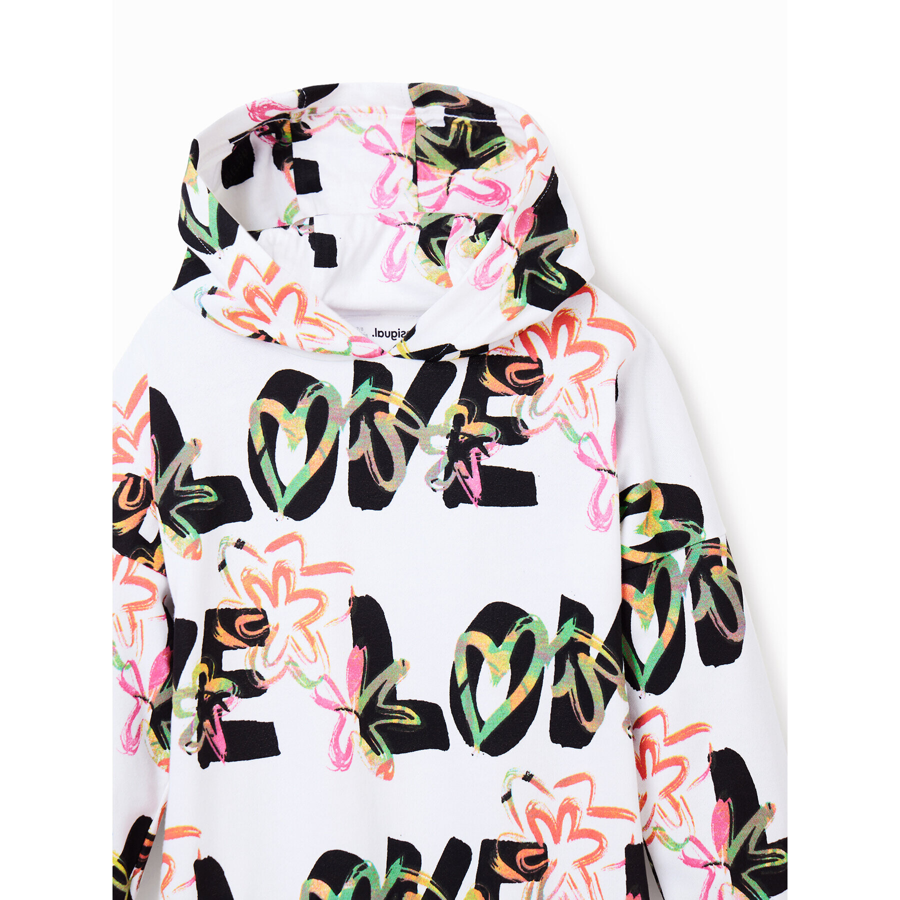 Desigual Ежедневна рокля 23SGVK10 Бял Regular Fit - Pepit.bg