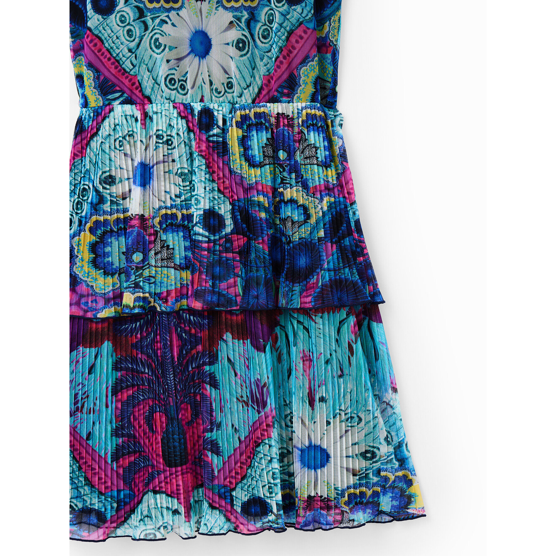 Desigual Ежедневна рокля 23SGVK19 Син Regular Fit - Pepit.bg