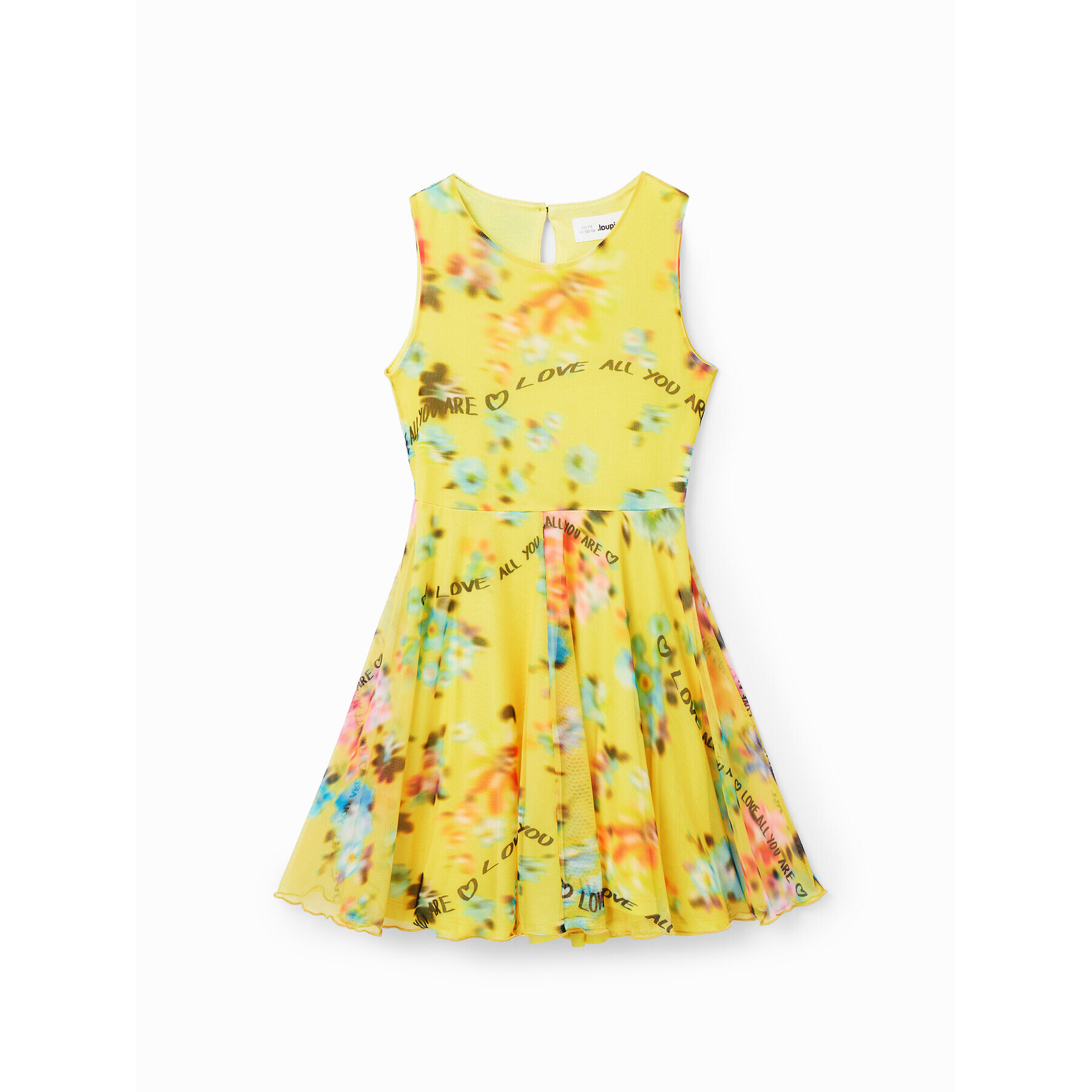 Desigual Ежедневна рокля 23SGVK21 Жълт Regular Fit - Pepit.bg