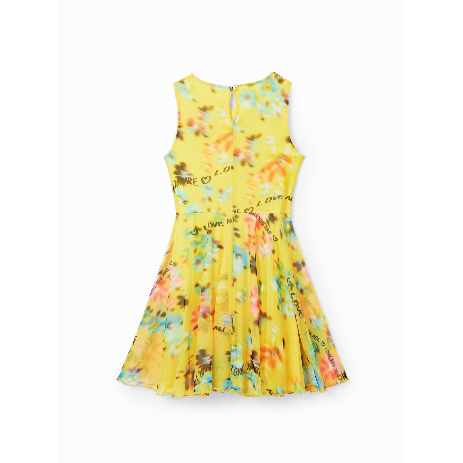 Desigual Ежедневна рокля 23SGVK21 Жълт Regular Fit - Pepit.bg