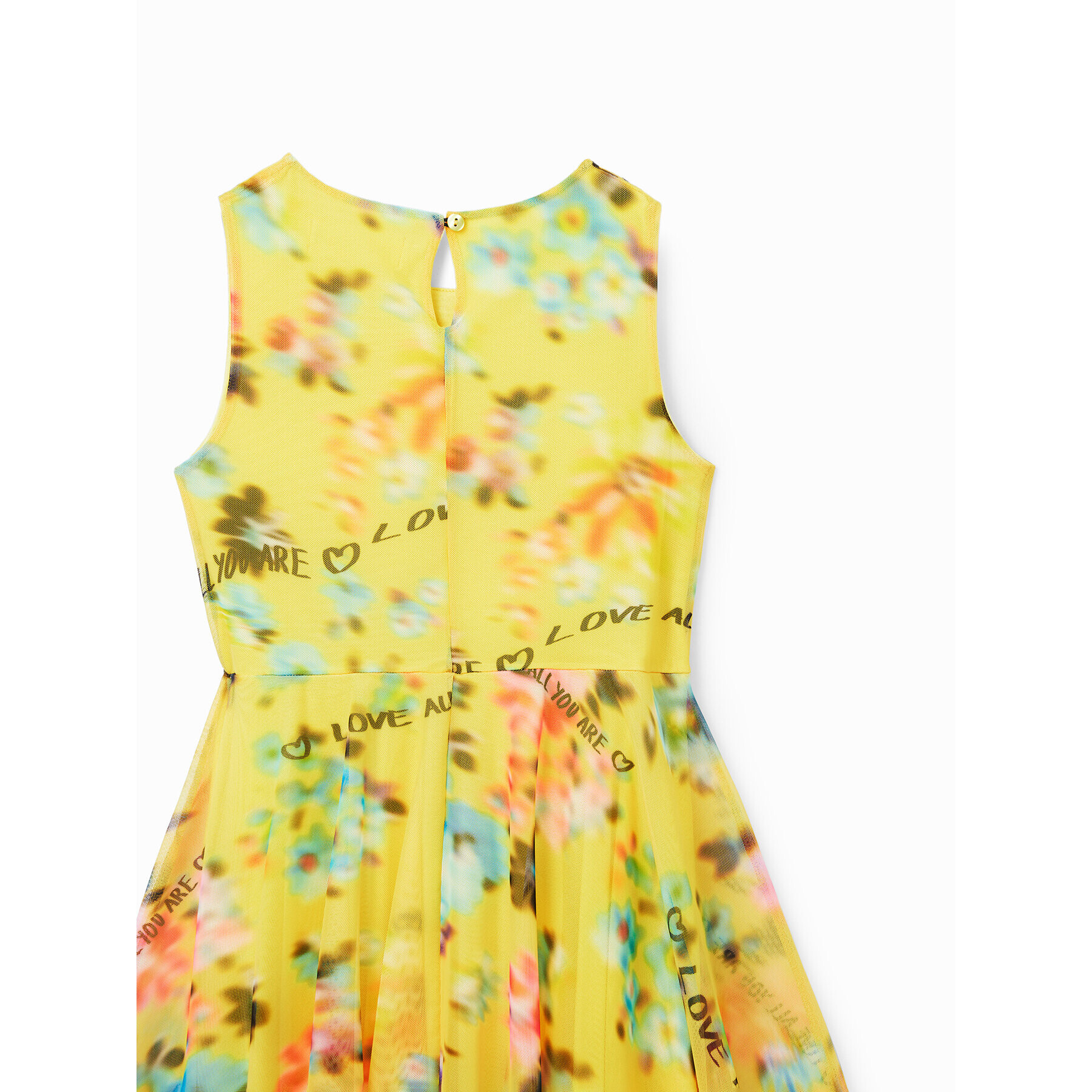 Desigual Ежедневна рокля 23SGVK21 Жълт Regular Fit - Pepit.bg