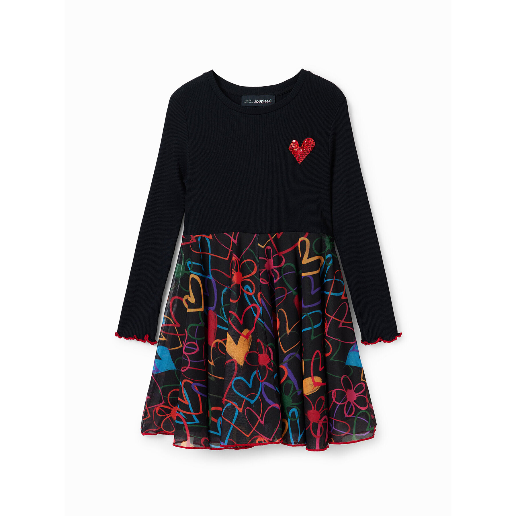Desigual Ежедневна рокля 23WGVK02 Черен Regular Fit - Pepit.bg