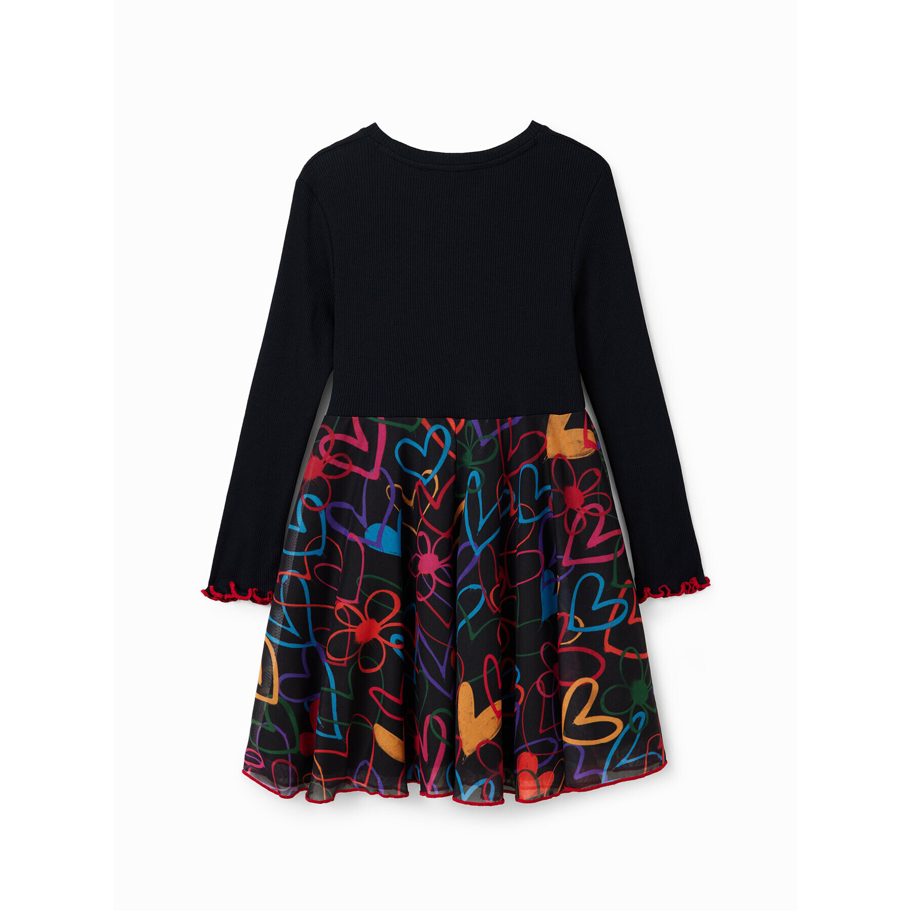 Desigual Ежедневна рокля 23WGVK02 Черен Regular Fit - Pepit.bg