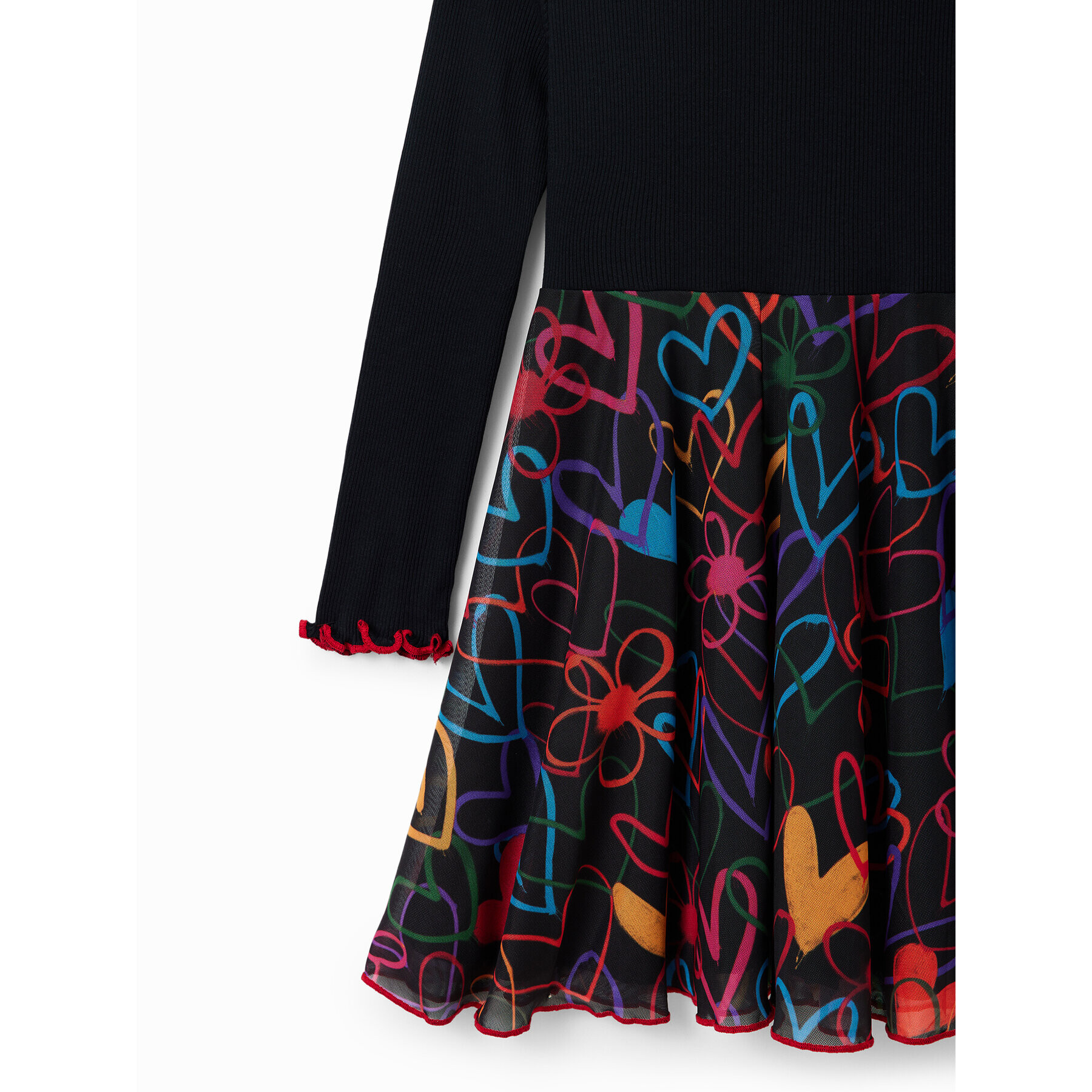 Desigual Ежедневна рокля 23WGVK02 Черен Regular Fit - Pepit.bg