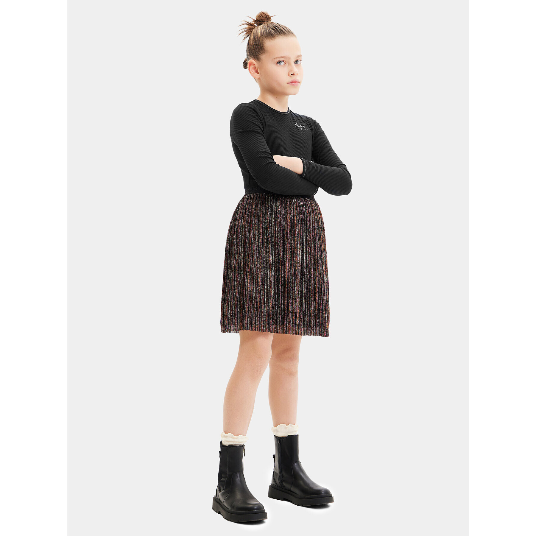 Desigual Ежедневна рокля 23WGVK14 Черен Regular Fit - Pepit.bg