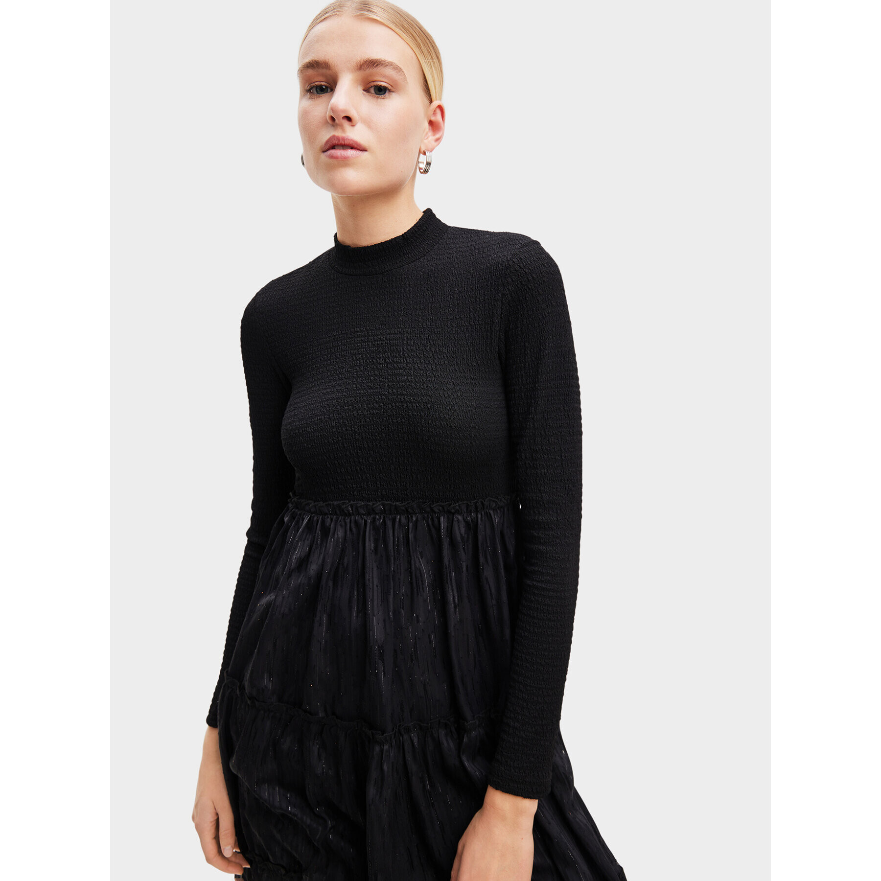 Desigual Ежедневна рокля 23WWVWAD Черен Regular Fit - Pepit.bg