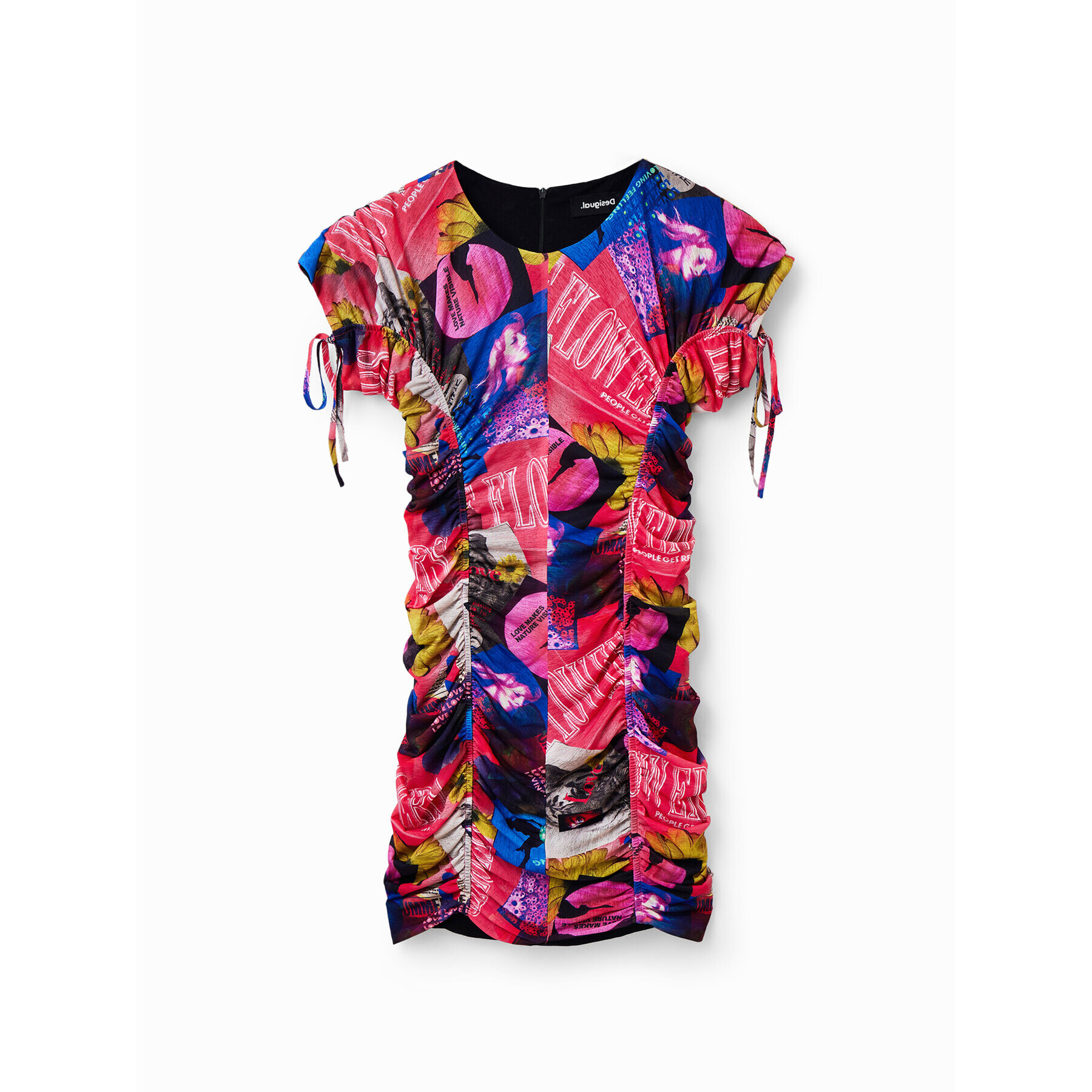 Desigual Ежедневна рокля Dijon 23SWVK45 Цветен Slim Fit - Pepit.bg