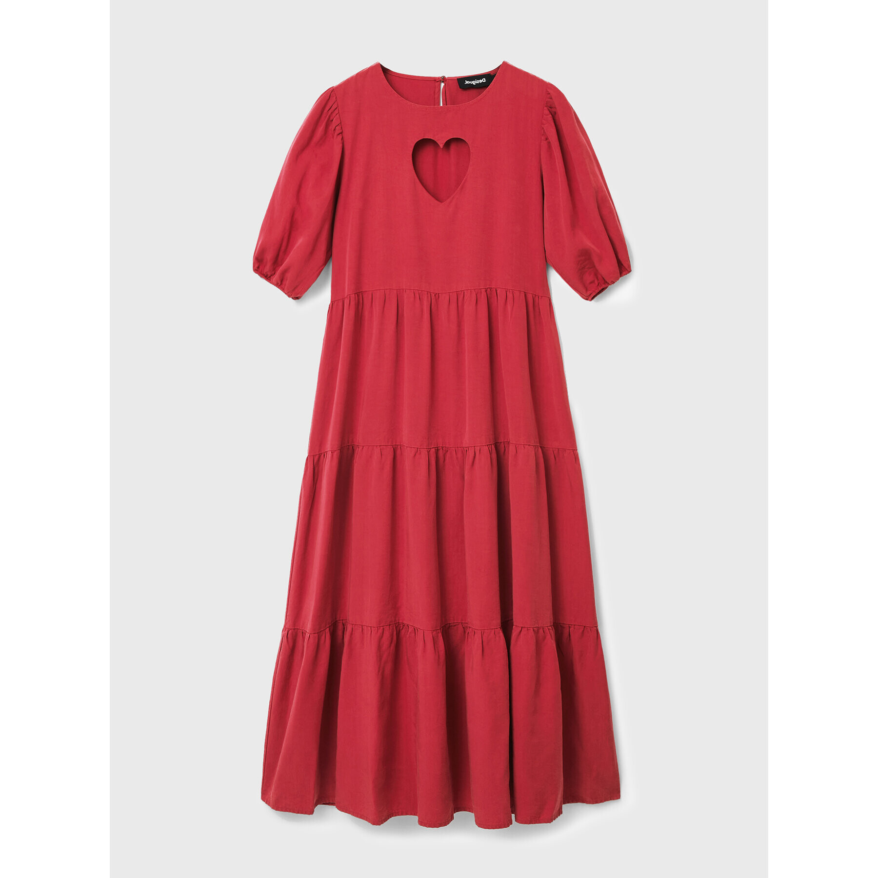 Desigual Ежедневна рокля Flora 22WWVW30 Червен Regular Fit - Pepit.bg